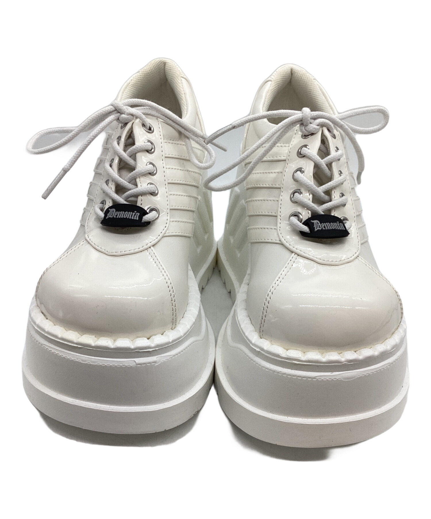 中古・古着通販】Demonia (デモニア) 厚底スニーカー ホワイト