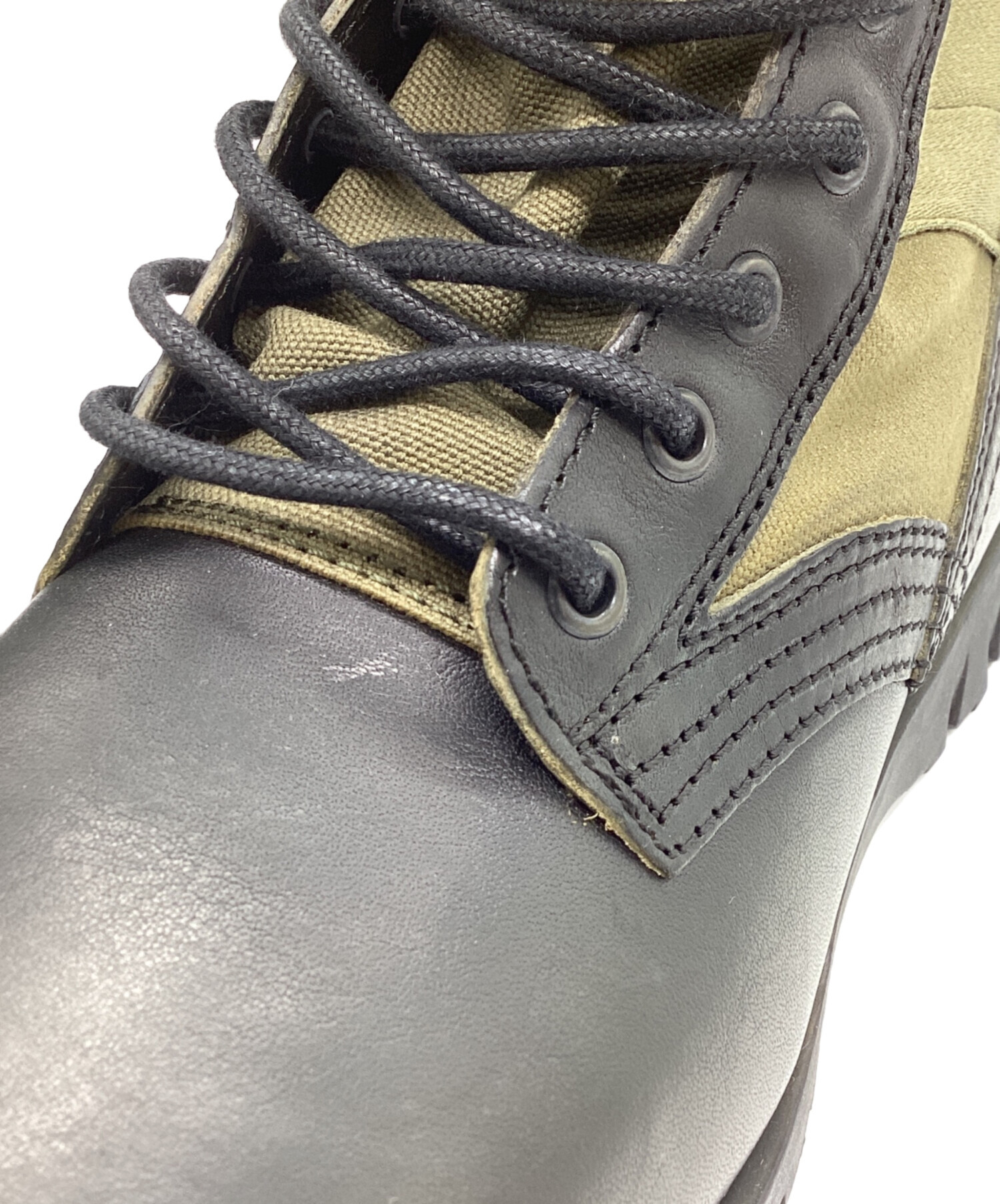 中古・古着通販】DIESEL (ディーゼル) コンバットブーツ ブラック