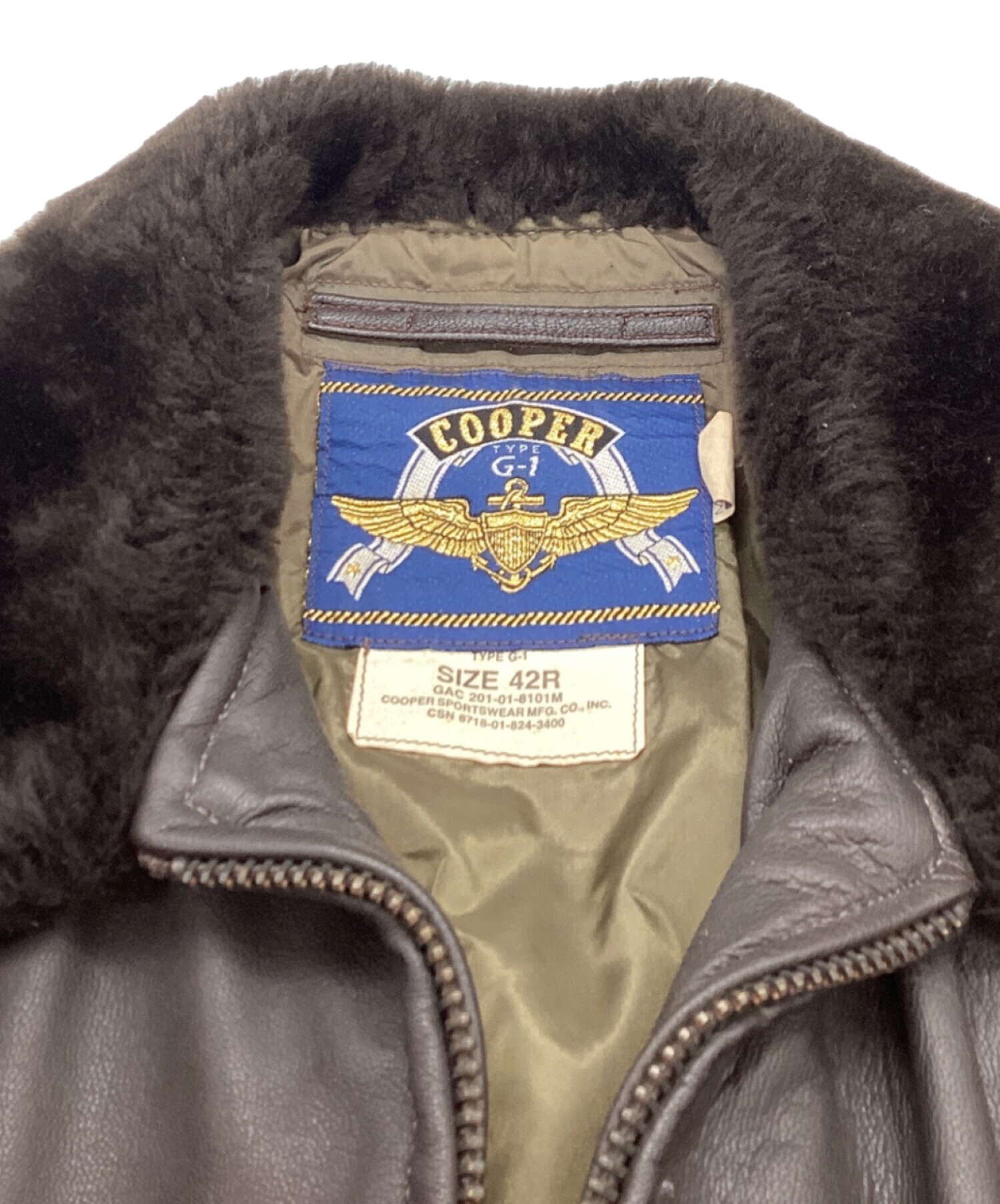 中古・古着通販】COOPER (クーパー) G-1フライトジャケット / 8718-01
