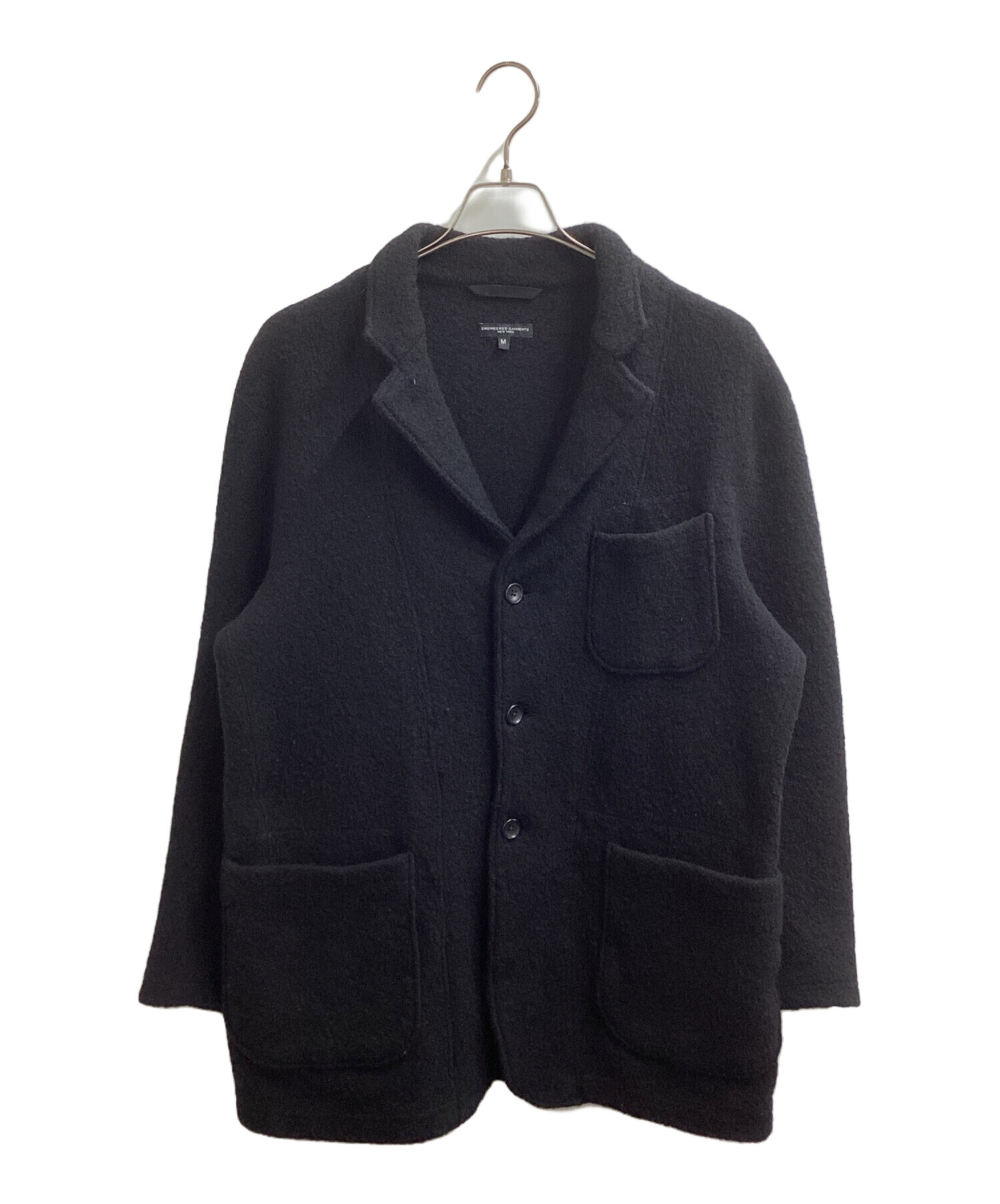Engineered Garments / 旧タグ/3BTテーラードジャケット/USA製/SIZE:1/ポリエステル×ウール/ネイビー/無地// 中古・古着通販】Engineered Garments (エンジニアドガーメンツ