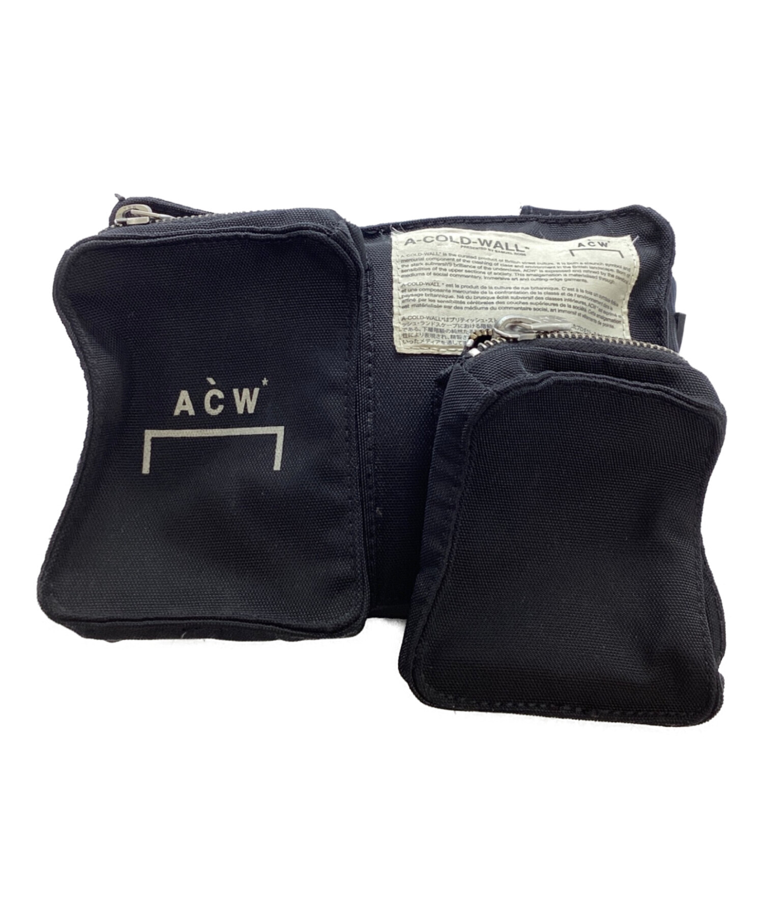 中古・古着通販 A-COLD-WALL ア・コールド・ウォール CANVAS HOLSTER BAG ブラック ブランド・古着通販 トレファク公式 TREFAC FASHION スマホサイト