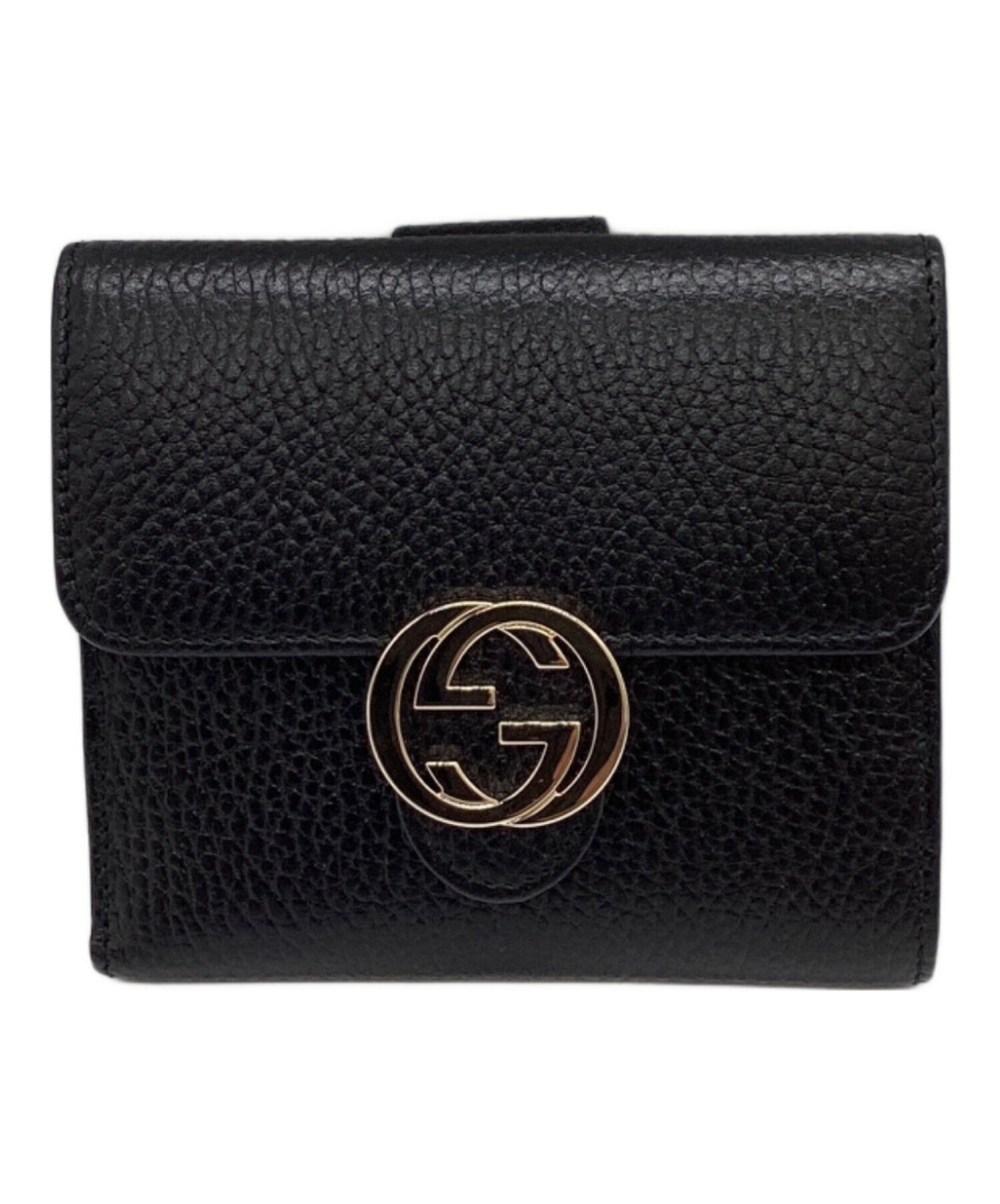 中古・古着通販】GUCCI (グッチ) インターロッキングG 二つ折り財布