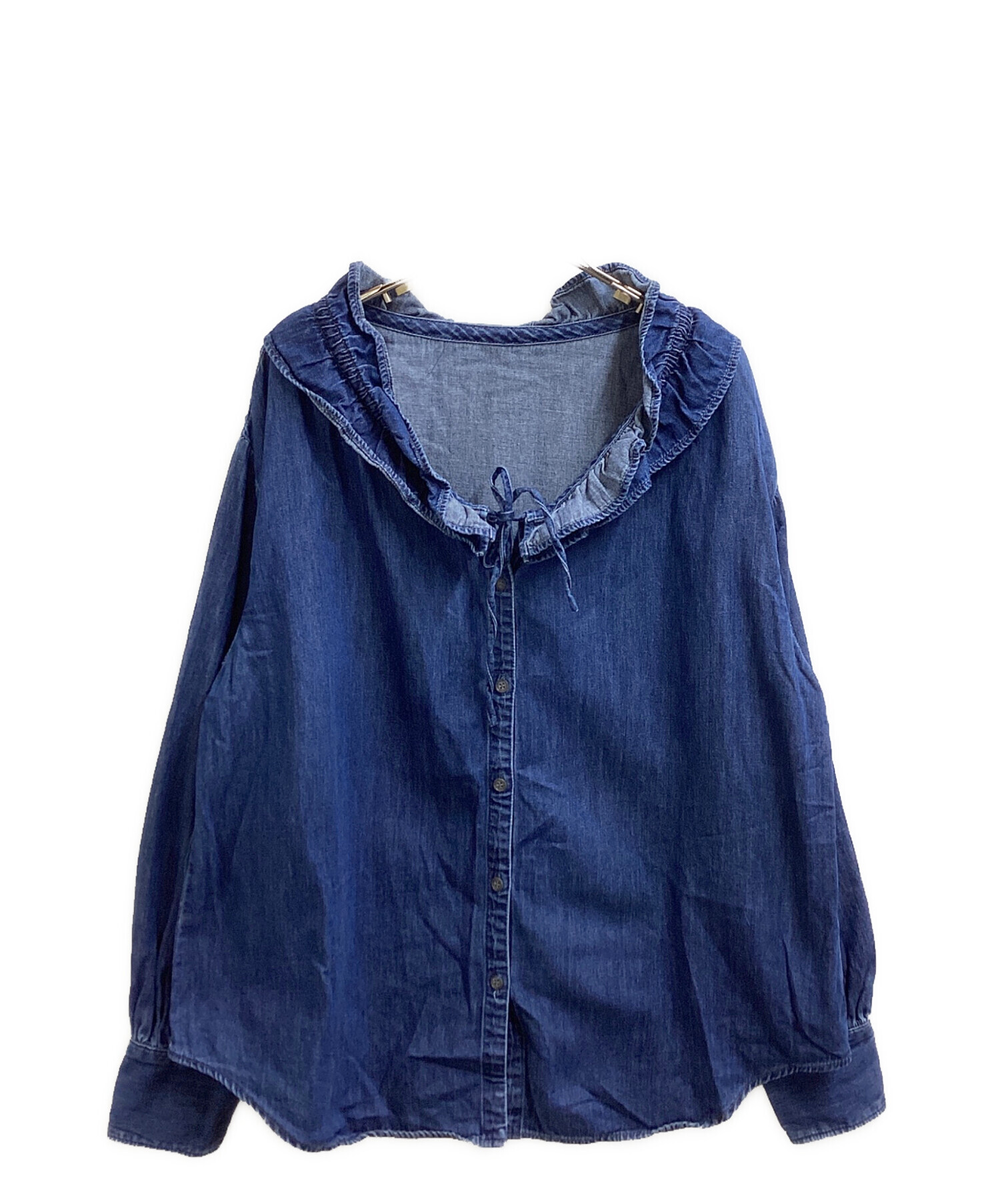 中古・古着通販】Rie miller (リエ ミラー) フリルギャザーデニム