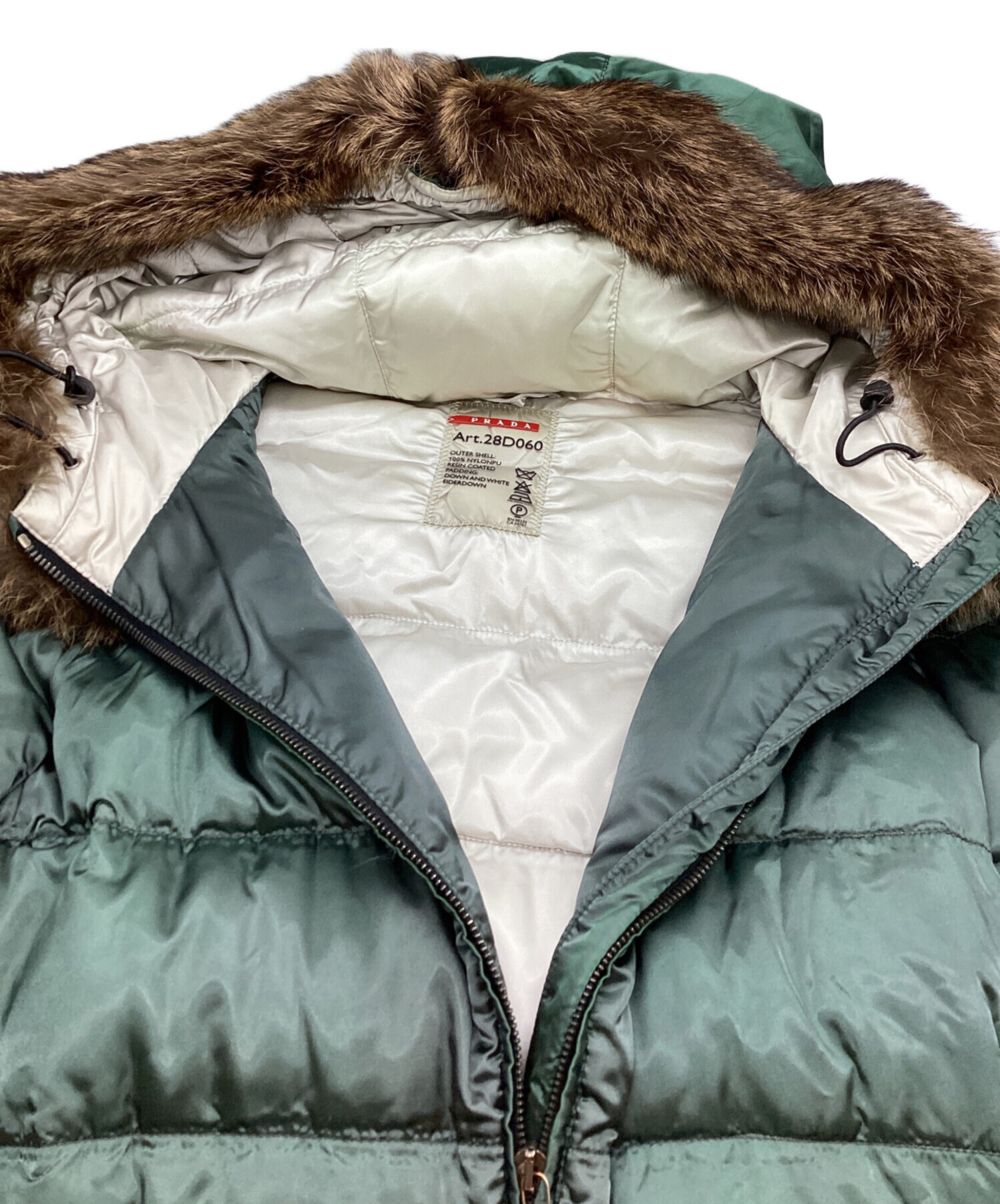 中古・古着通販】PRADA SPORTS (プラダスポーツ) ファーダウン 