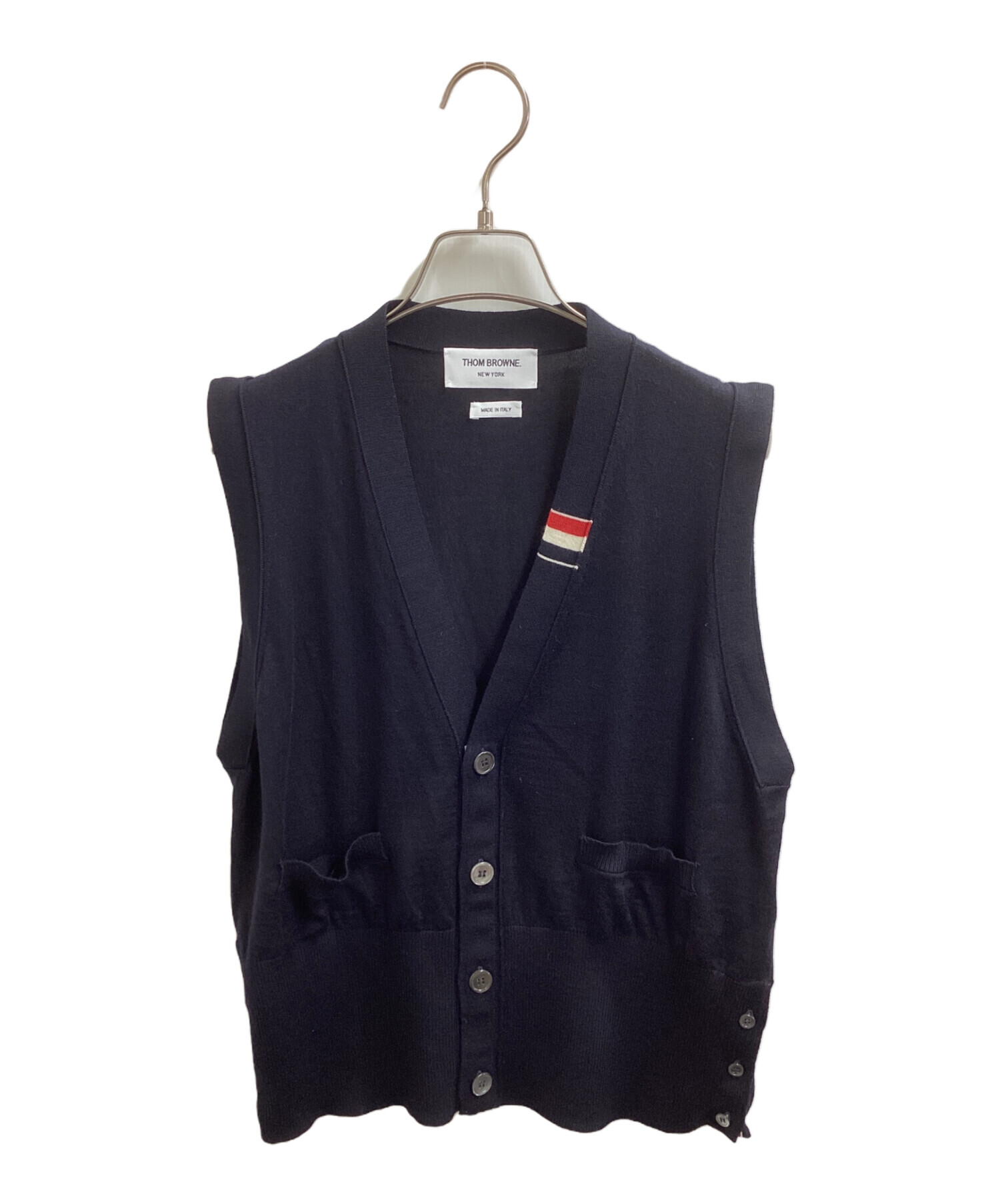 中古・古着通販】Thom Browne (トムブラウン) V-Neck Cardigan Vest