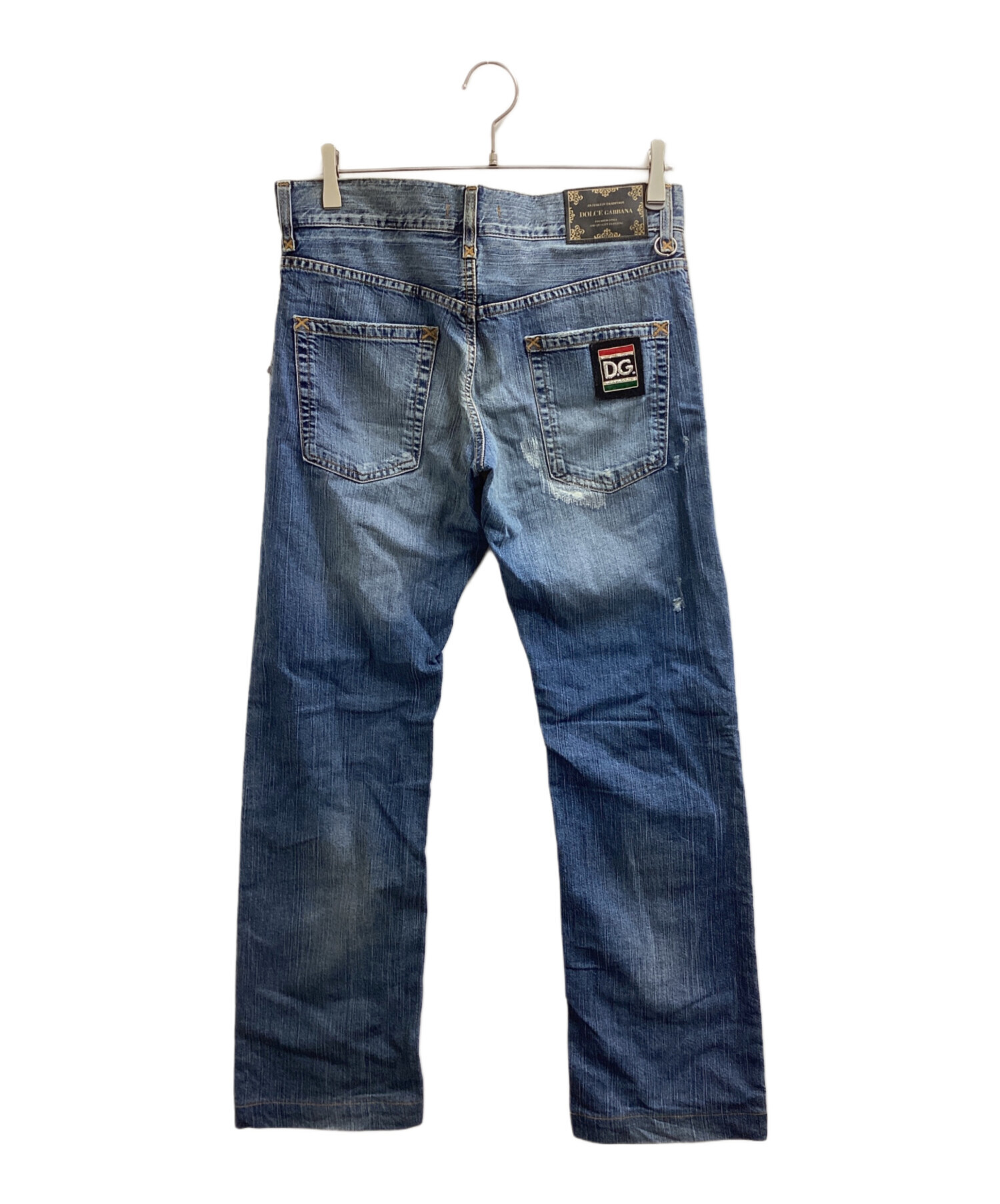 中古・古着通販】DOLCE & GABBANA (ドルチェ＆ガッバーナ) 刺繍デニム