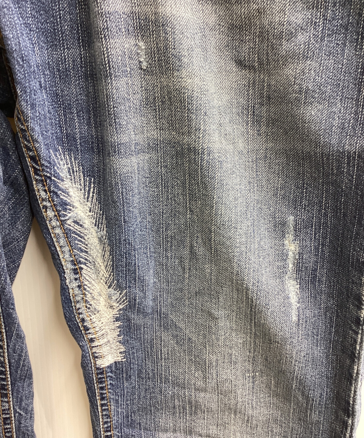 Dolce & Gabbana 刺繍デニムパンツ グレー 中古・古着通販】DOLCE & GABBANA (ドルチェ＆ガッバーナ) 刺繍デニム