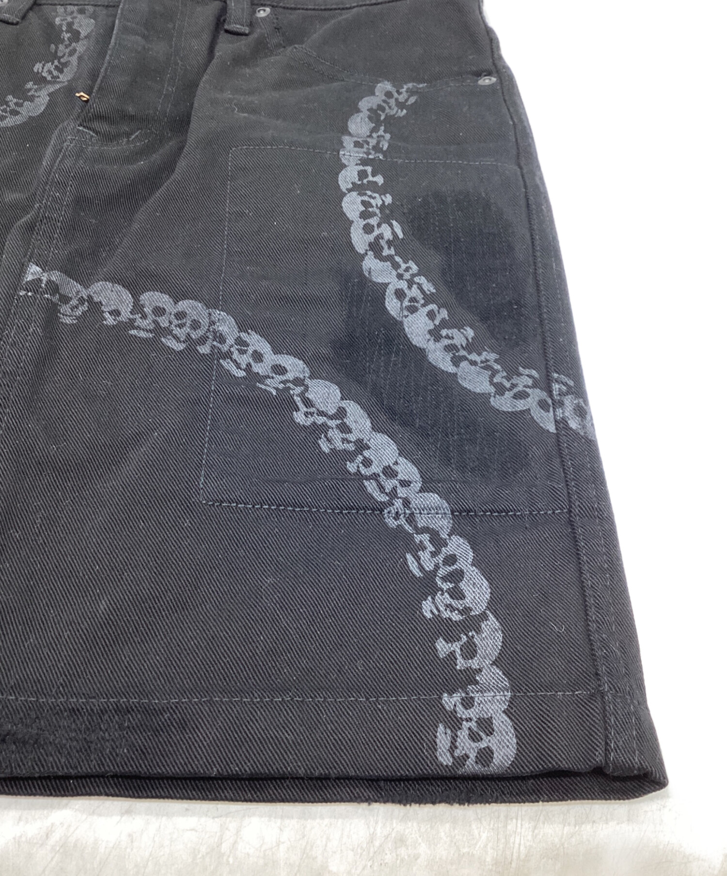 HYSTERIC スカル柄タイトスカート 中古・古着通販】hysterics (ヒステリックス) スカルチェーンプリント