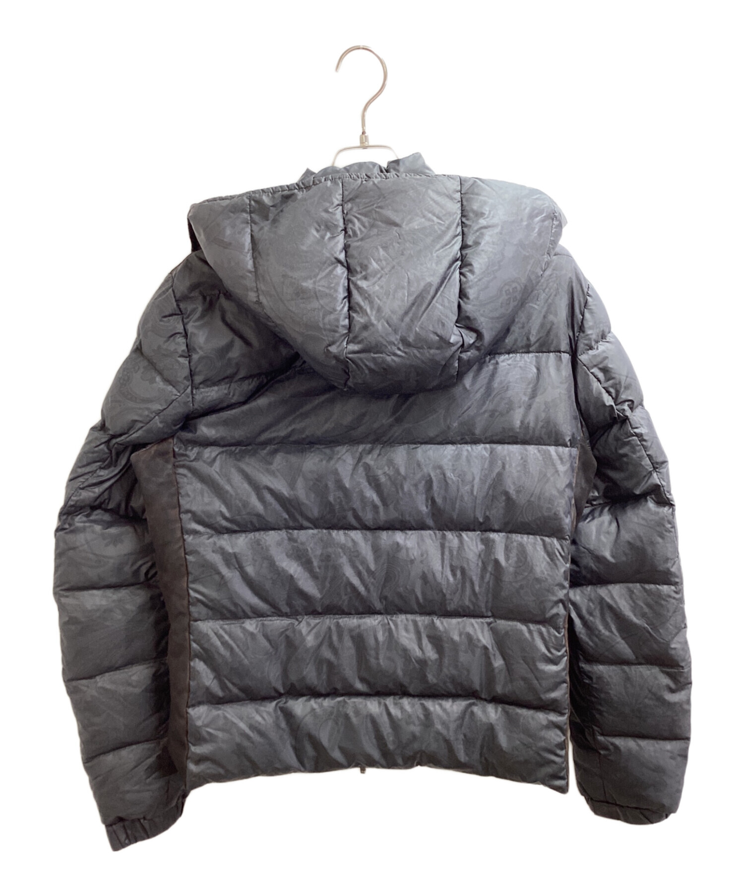 希少 ETRO エトロ 裏地 ペイズリー 総柄 ダウンジャケット イタリア製 中古・古着通販】ETRO (エトロ) スエード切替 ペイズリー ダウン