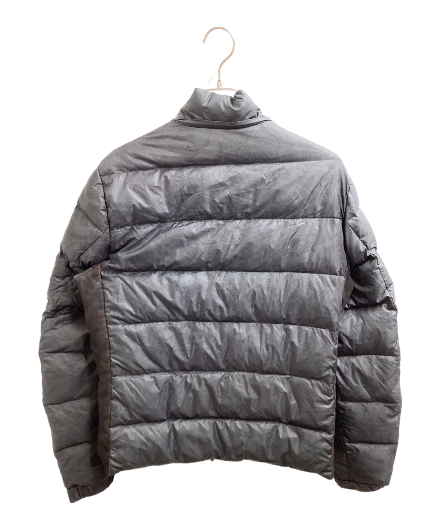 中古・古着通販】ETRO (エトロ) スエード切替 ペイズリー ダウン