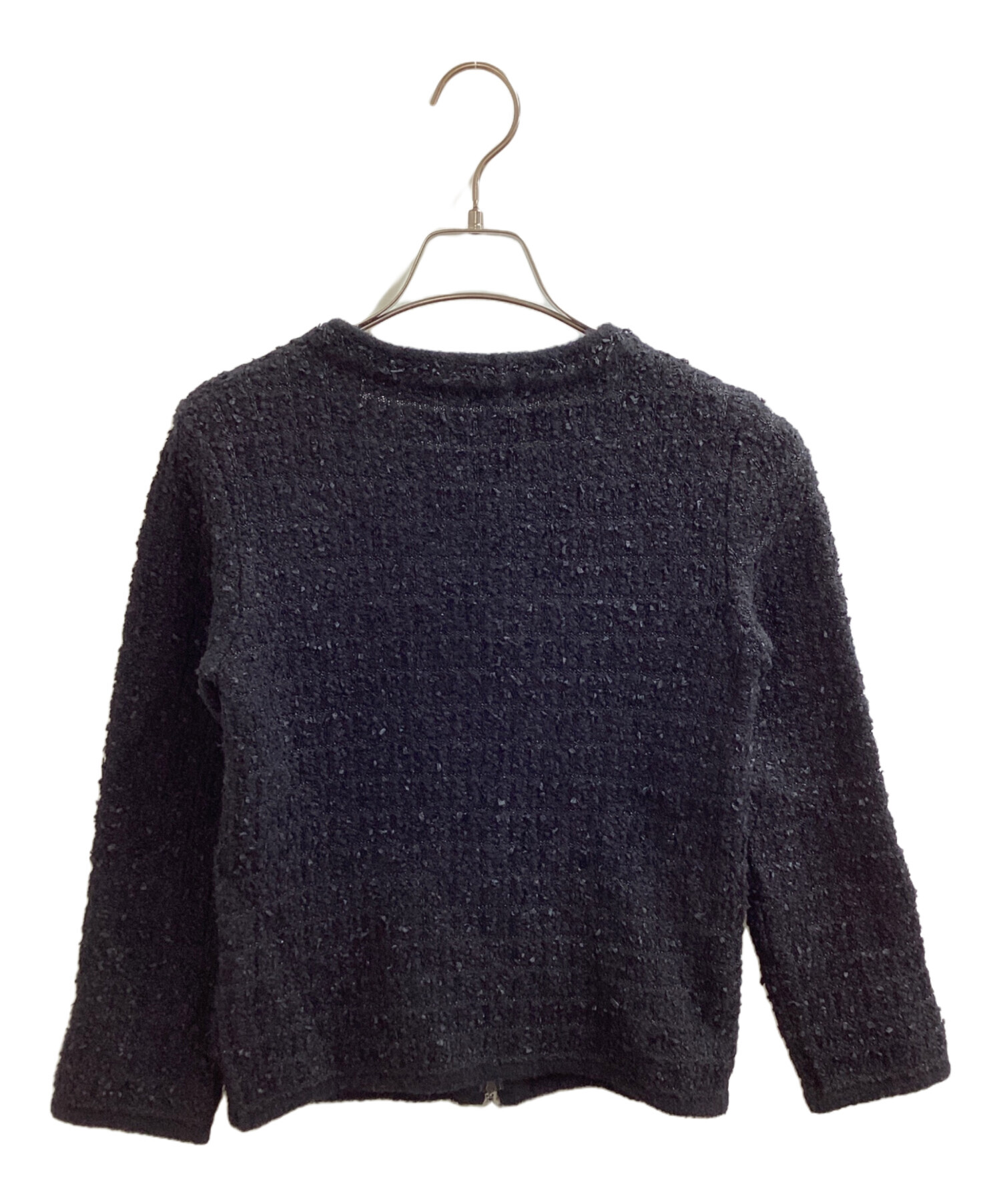 中古・古着通販】Rene (ルネ) パール ツイード ノーカラージャケット