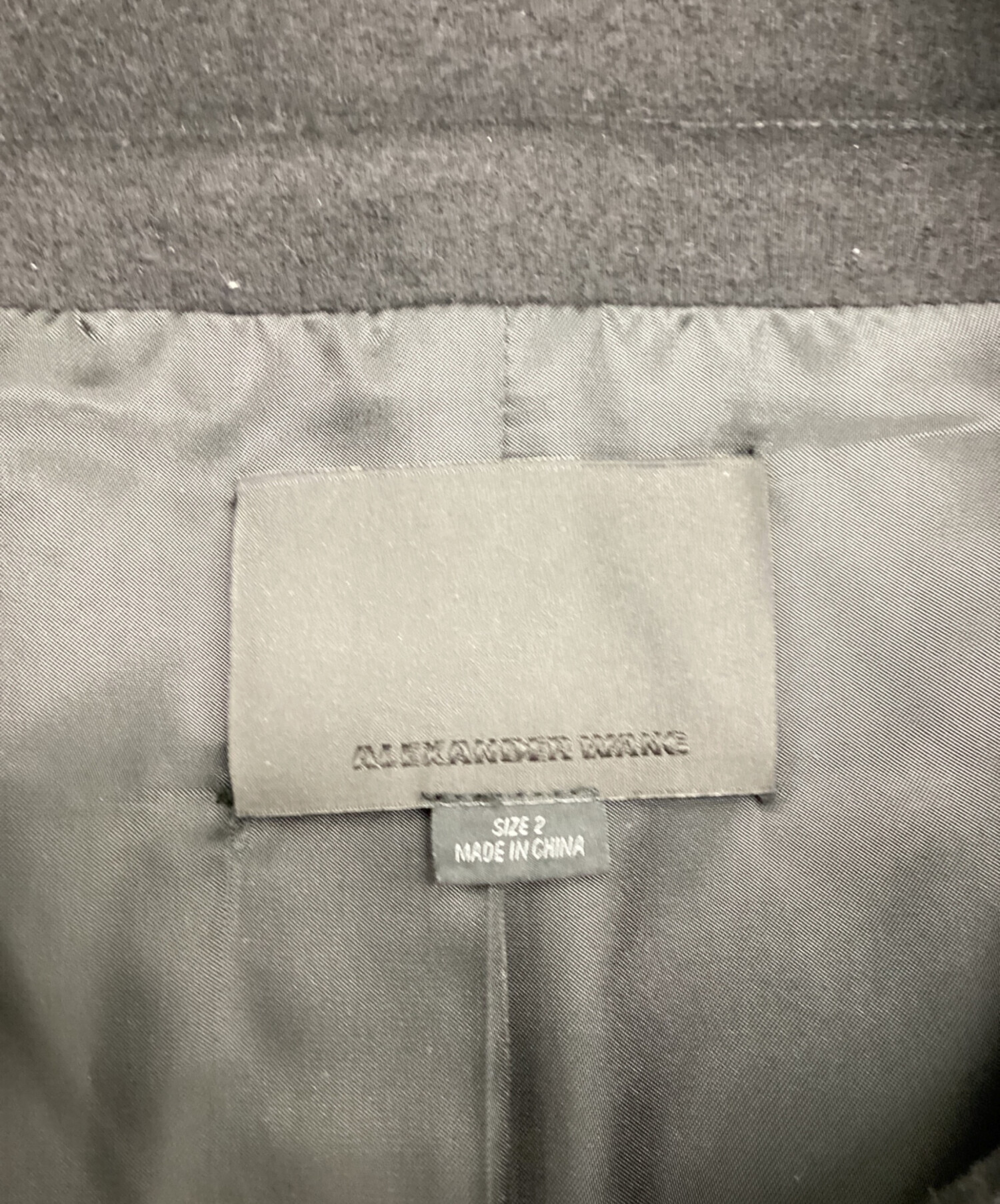 中古・古着通販】ALEXANDER WANG (アレキサンダー・ワン) レザー切替