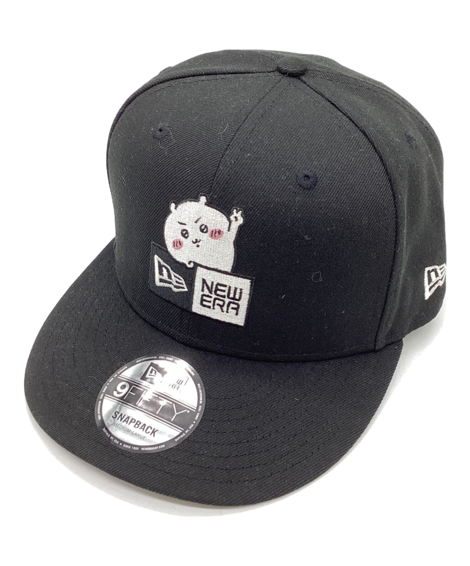 NEW ERA キャラクター刺繍 スナップバックキャップ　ちいかわ 中古・古着通販】New Era ちいかわ (チイカワ) BOX LOGO CAP