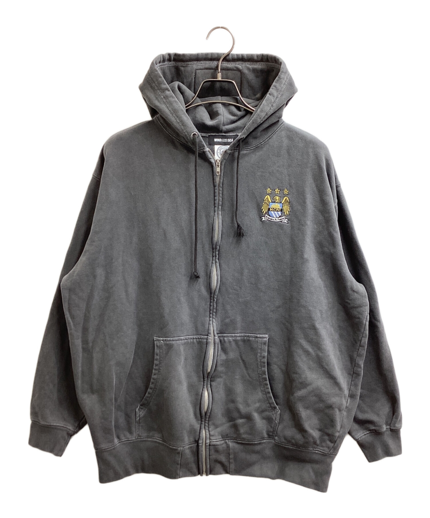 中古・古着通販】WIND AND SEA (ウィンダンシー) Man City Zip Up