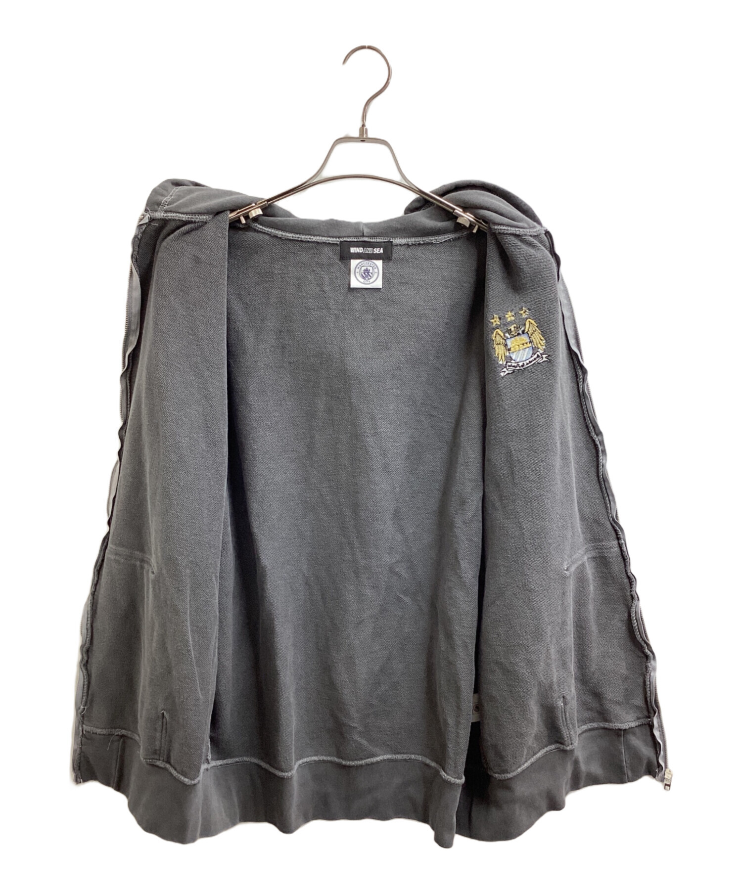 中古・古着通販】WIND AND SEA (ウィンダンシー) Man City Zip Up