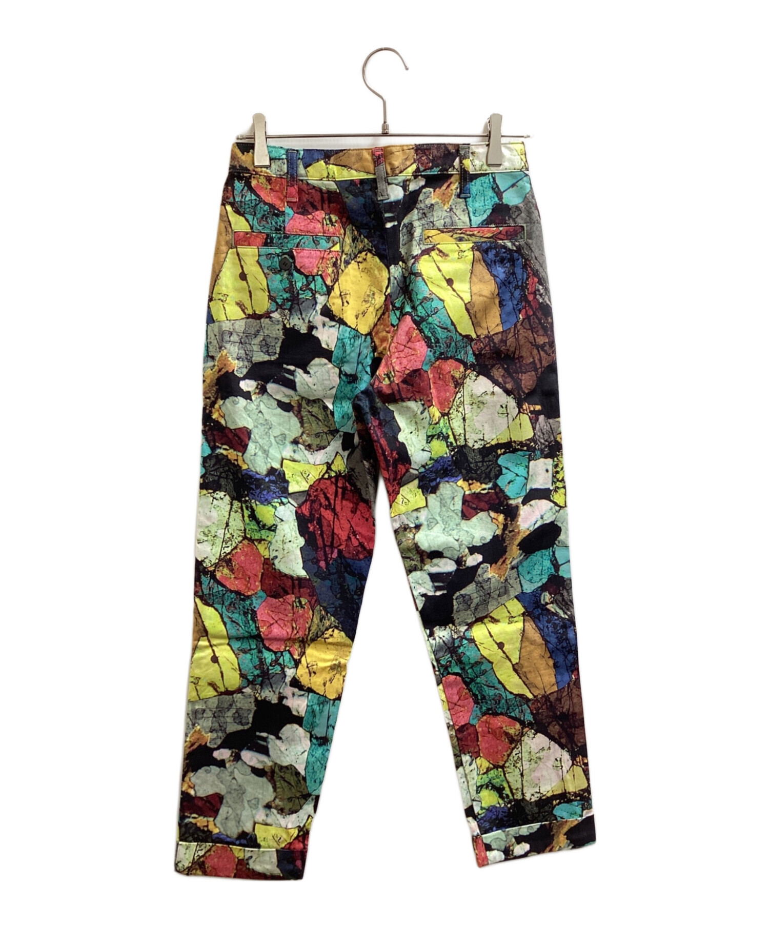 PLEATS PLEASE 柄パンツ PLEATS PLEASE チャイナ 中国 総柄パンツ 1