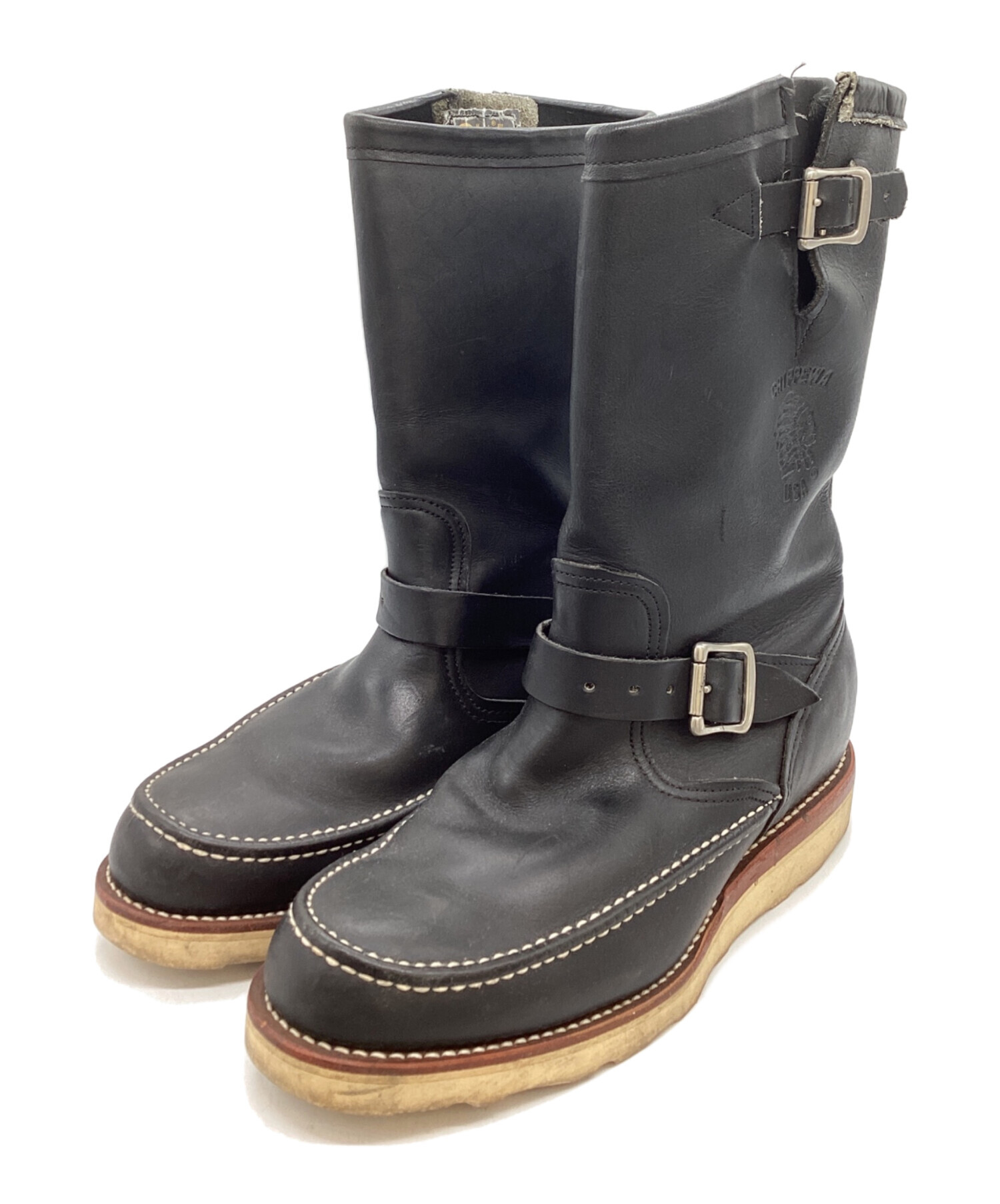 1*4様 Chippewa エンジニアブーツ ブラックUS9 【公式通販】