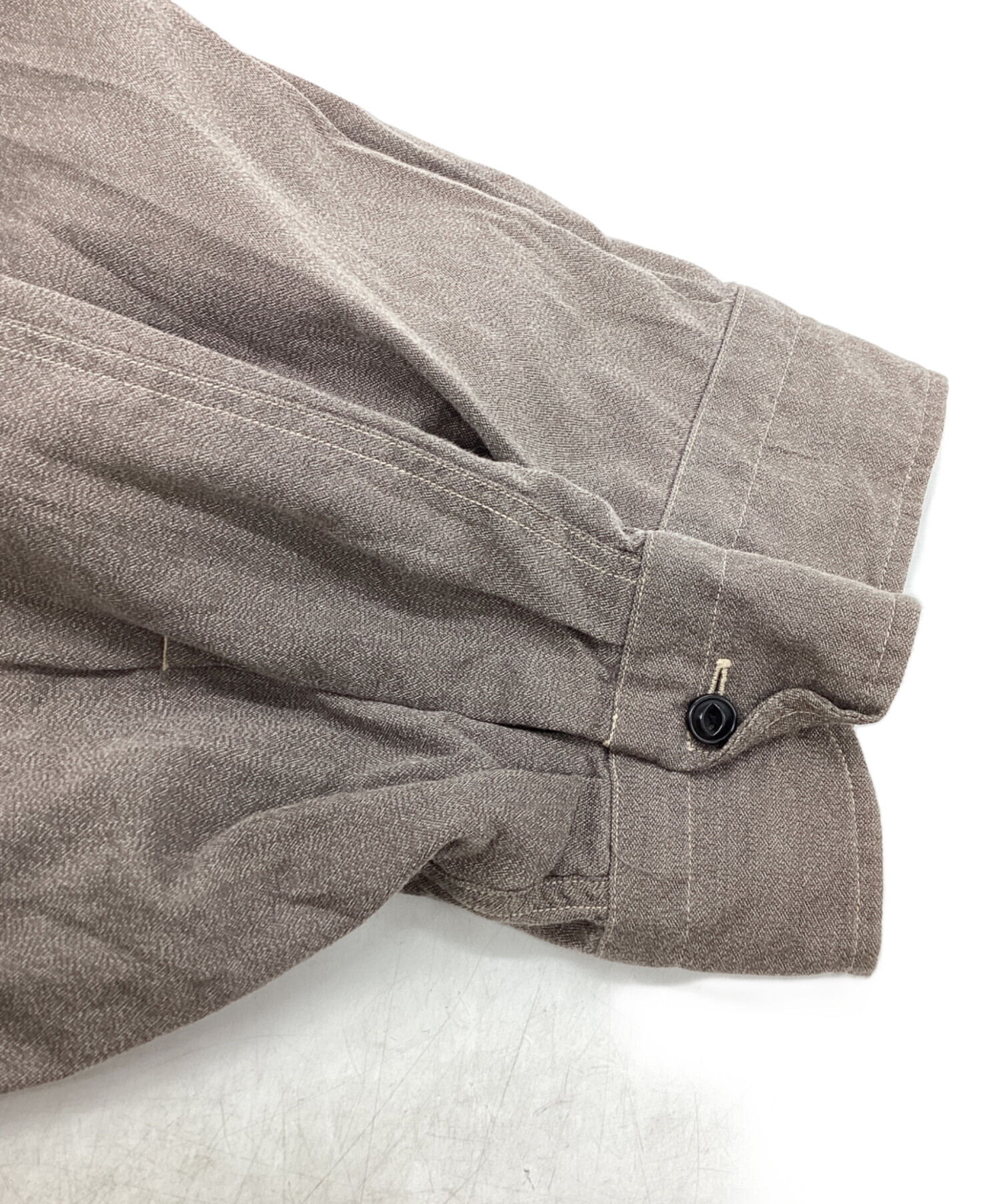 中古・古着通販】COMOLI (コモリ) ヨリ杢 ワークシャツ / Made in