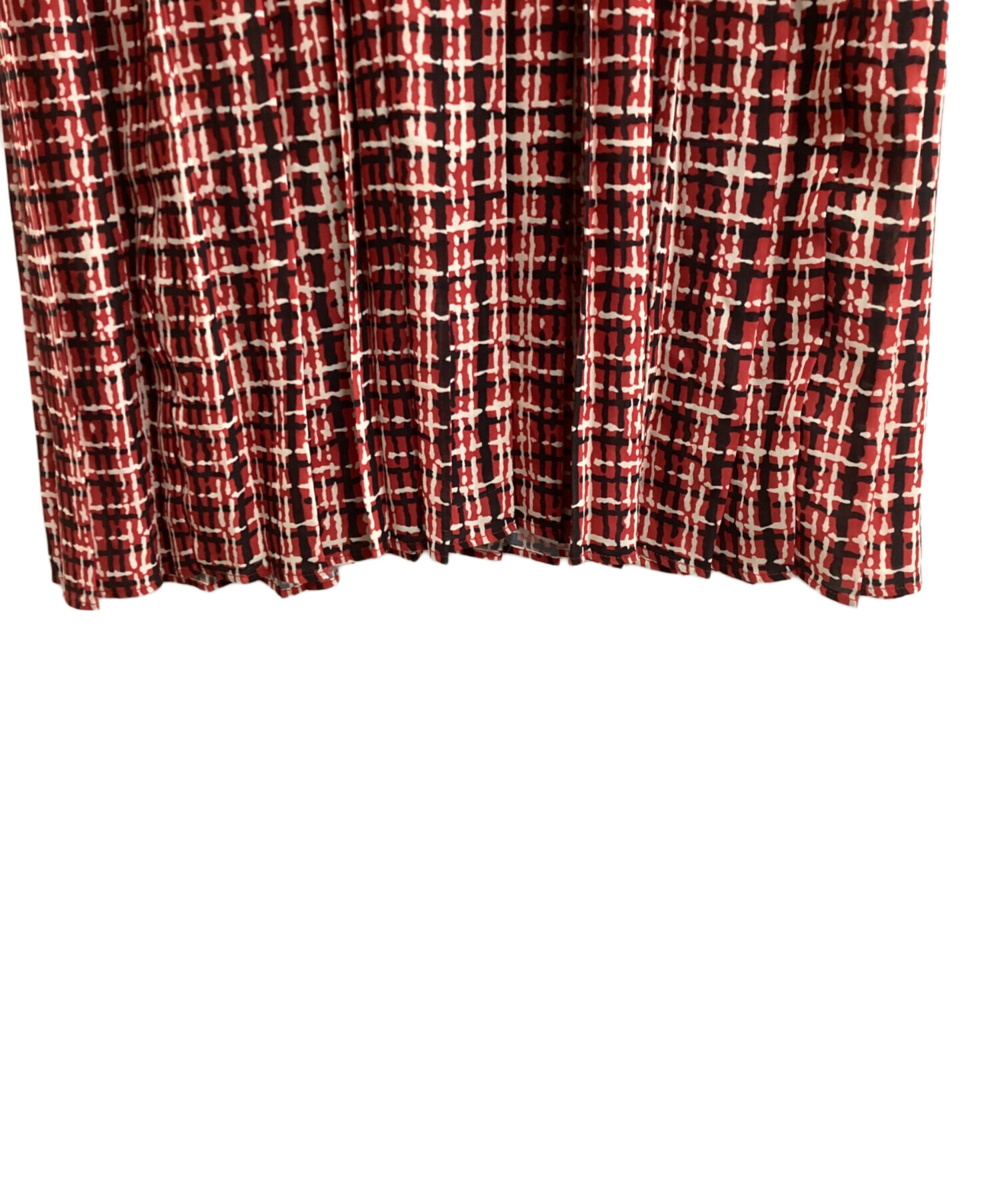 中古・古着通販】Diagram (ダイアグラム) ツイードプリントワンピース