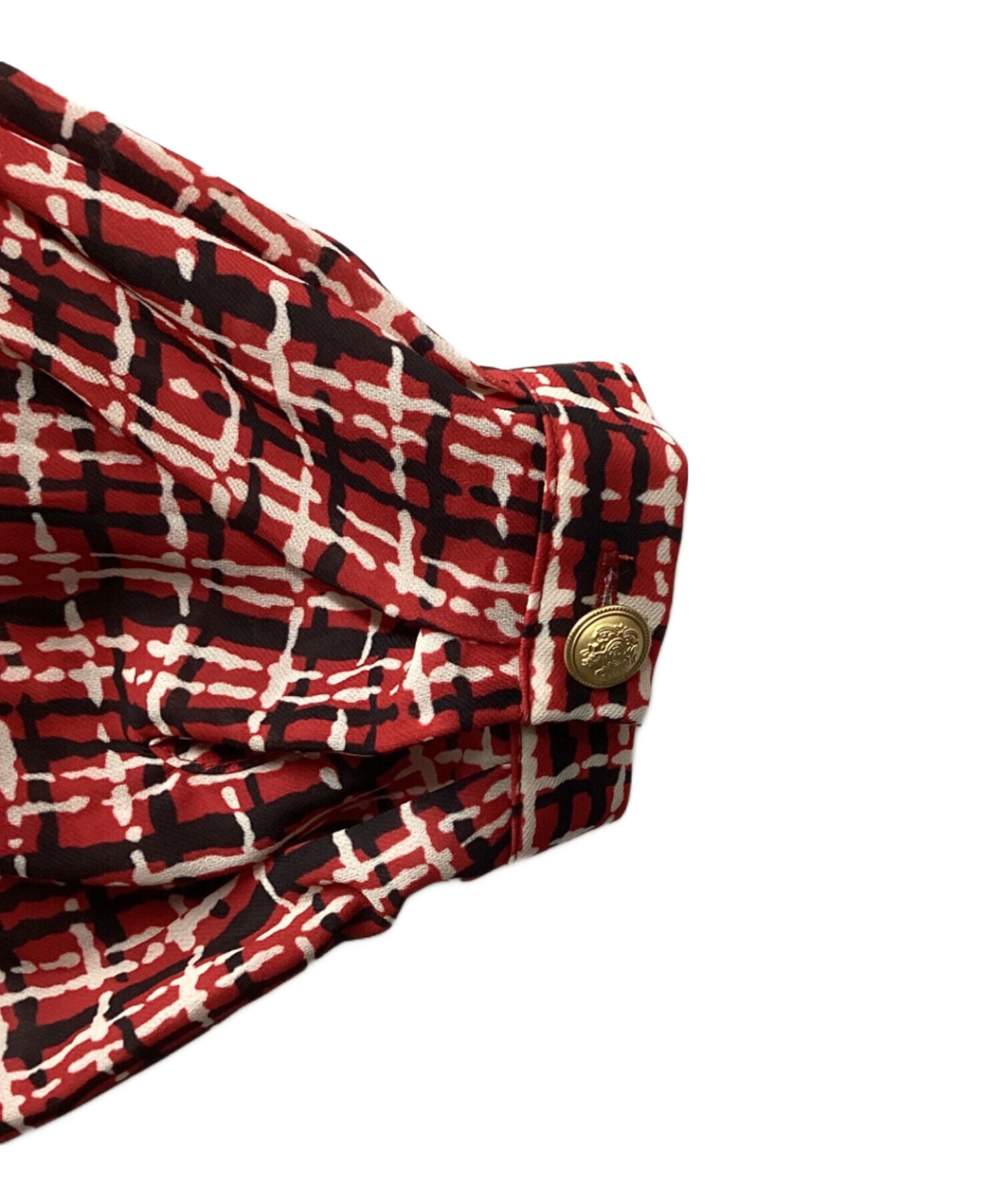 中古・古着通販】Diagram (ダイアグラム) ツイードプリントワンピース