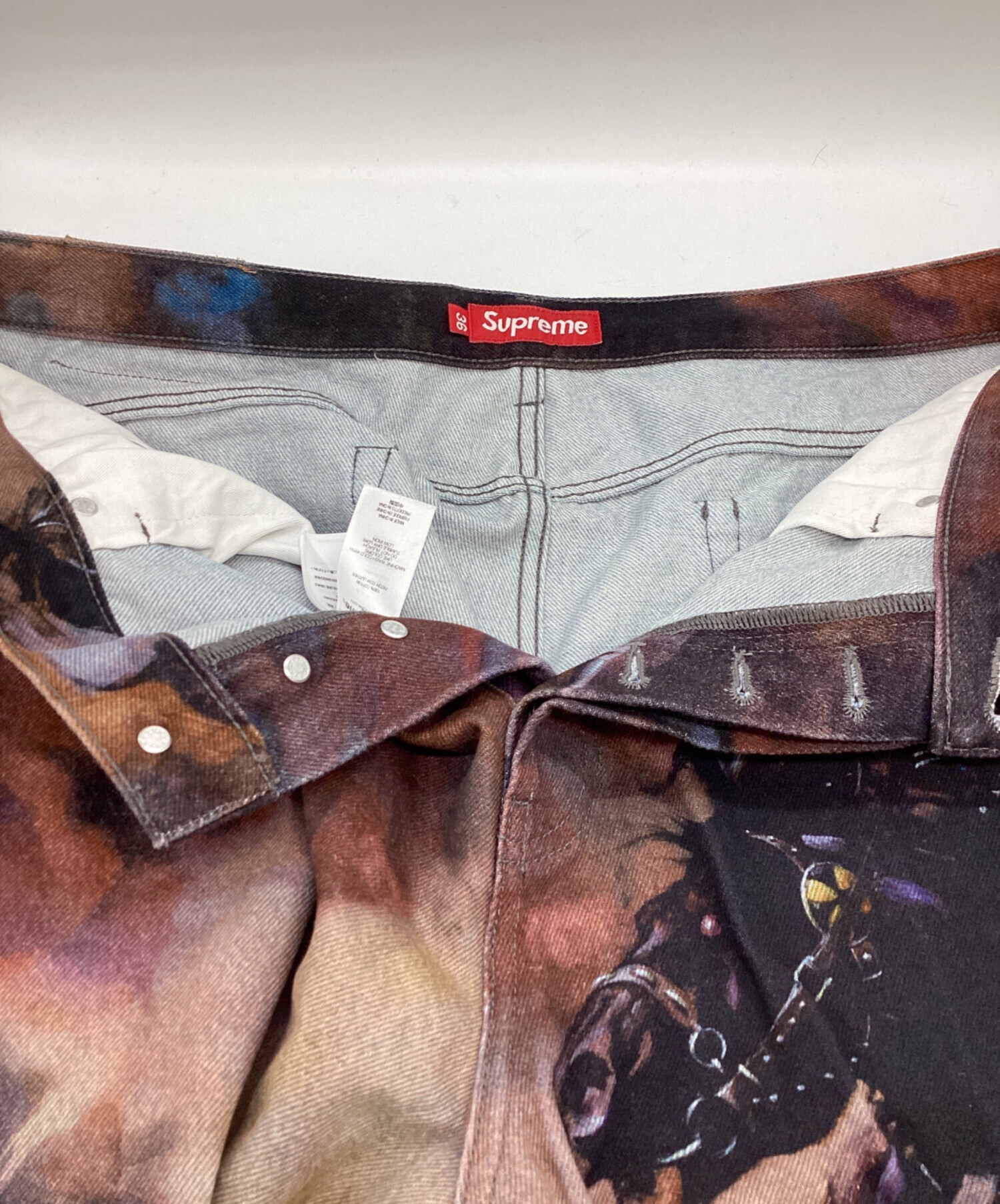 シュプリーム レパード フェイク ファールス フィット ジーンズ サイズ36 中古・古着通販】Supreme (シュプリーム) Frank Frazetta (フランク