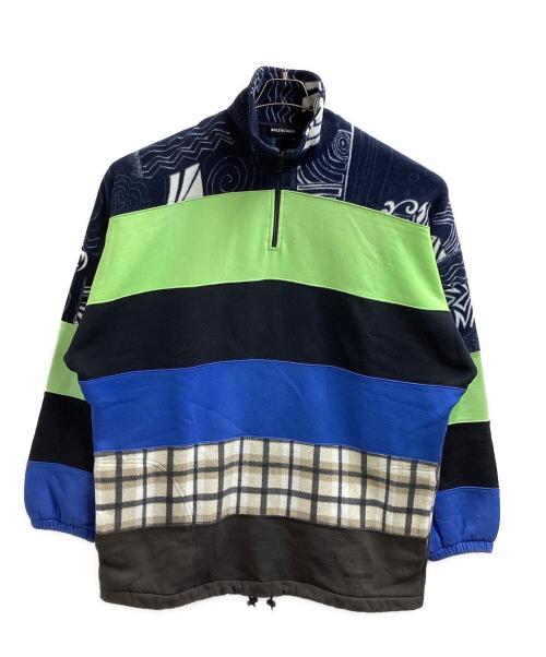 中古・古着通販】BALENCIAGA (バレンシアガ) 18AW パターン切替ハーフ