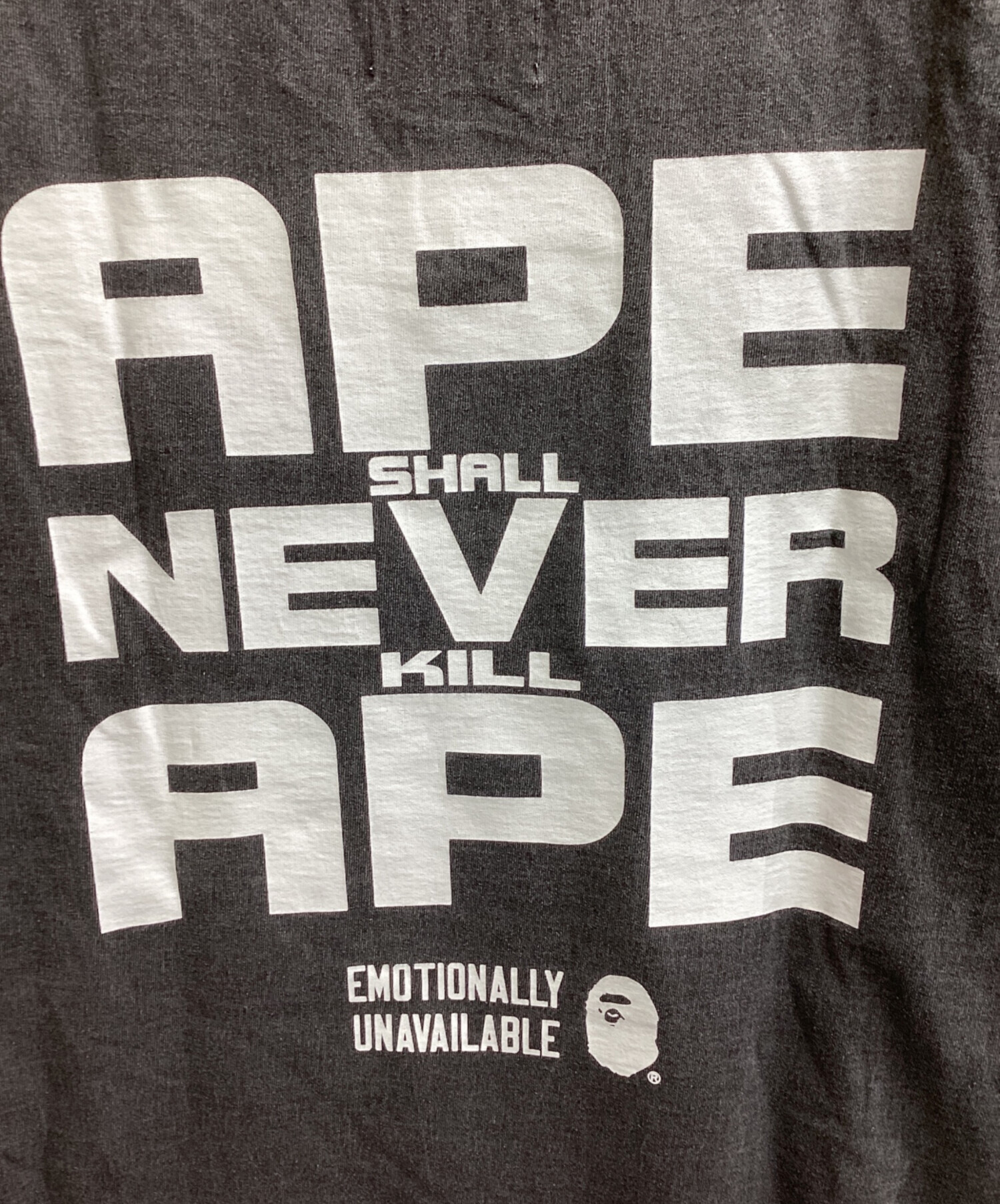 中古・古着通販】A BATHING APE (アベイシングエイプ) EMOTIONALLY 中古・古着通販】A BATHING APE (アベイシングエイプ) EMOTIONALLY