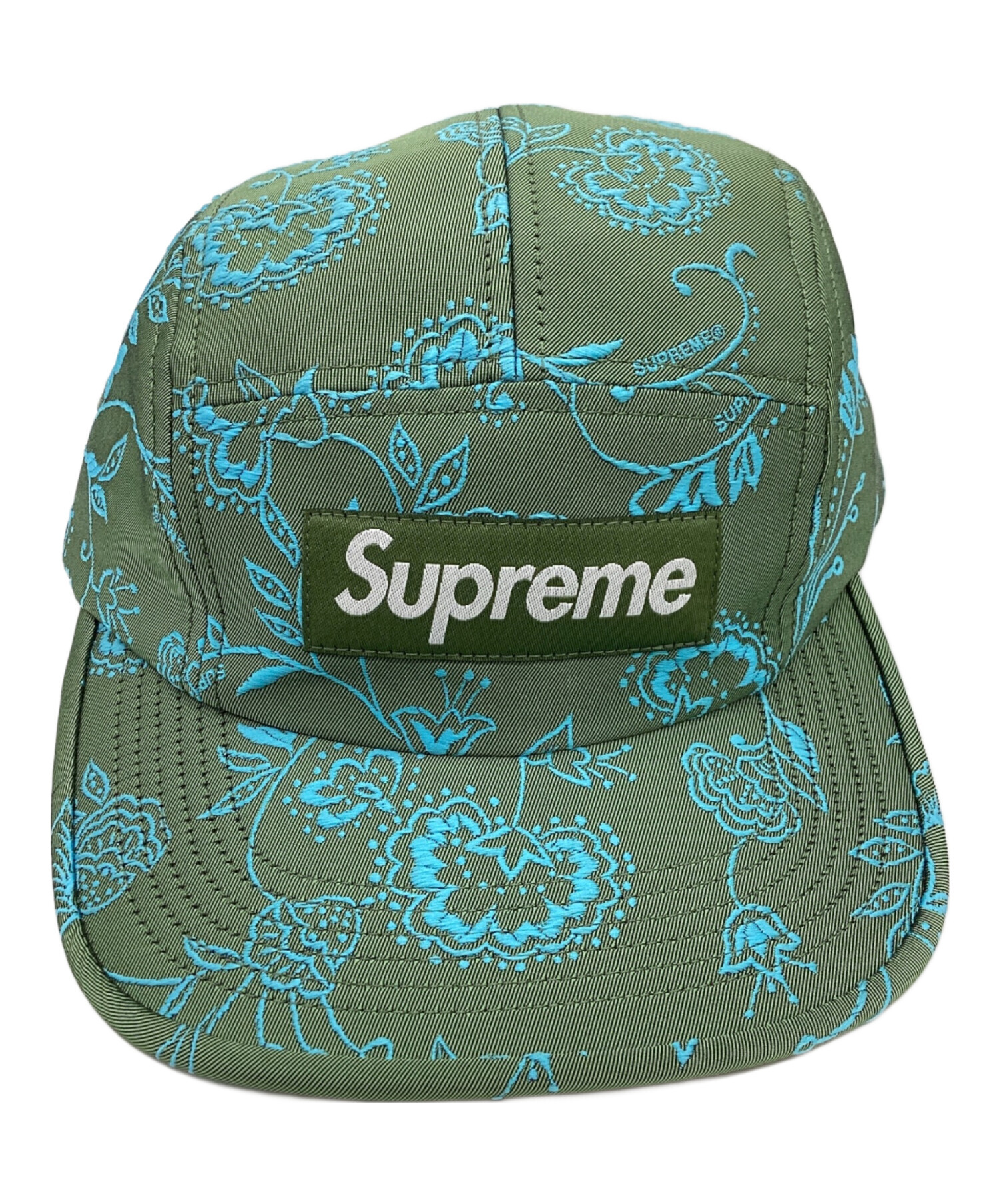 中古・古着通販】Supreme (シュプリーム) Floral Jacquard Camp Cap