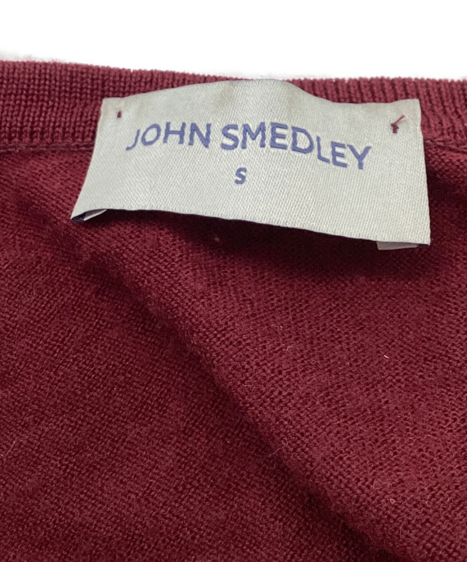 中古・古着通販】JOHN SMEDLEY (ジョンスメドレー) Vネックニット