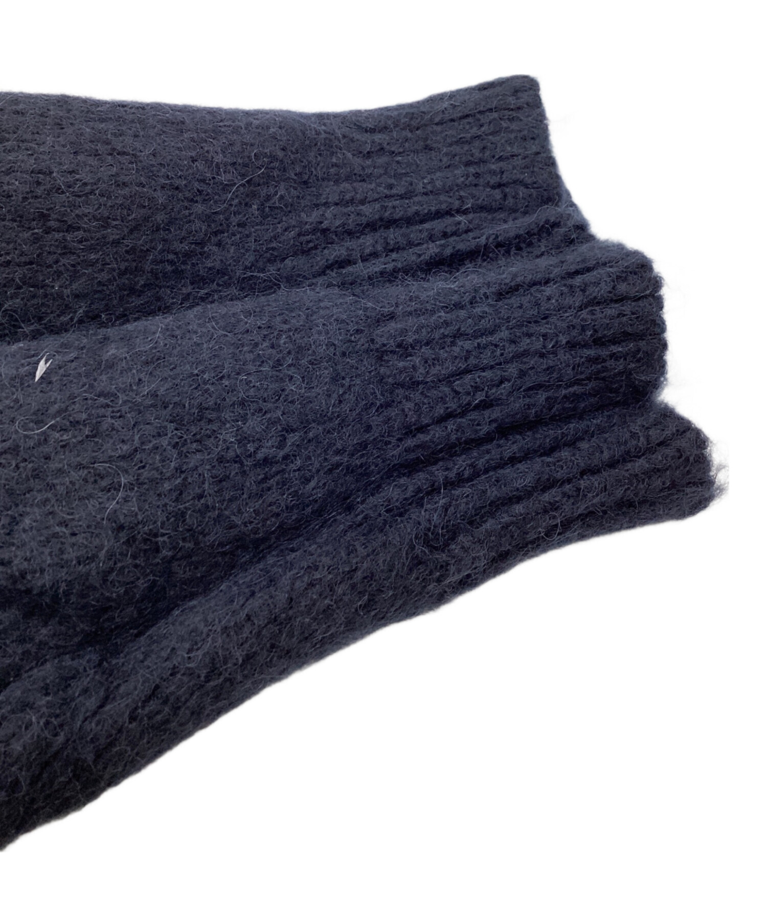中古・古着通販】BATONER MOHAIR NORDIC CREW NECK KNIT NAVY / モヘア 