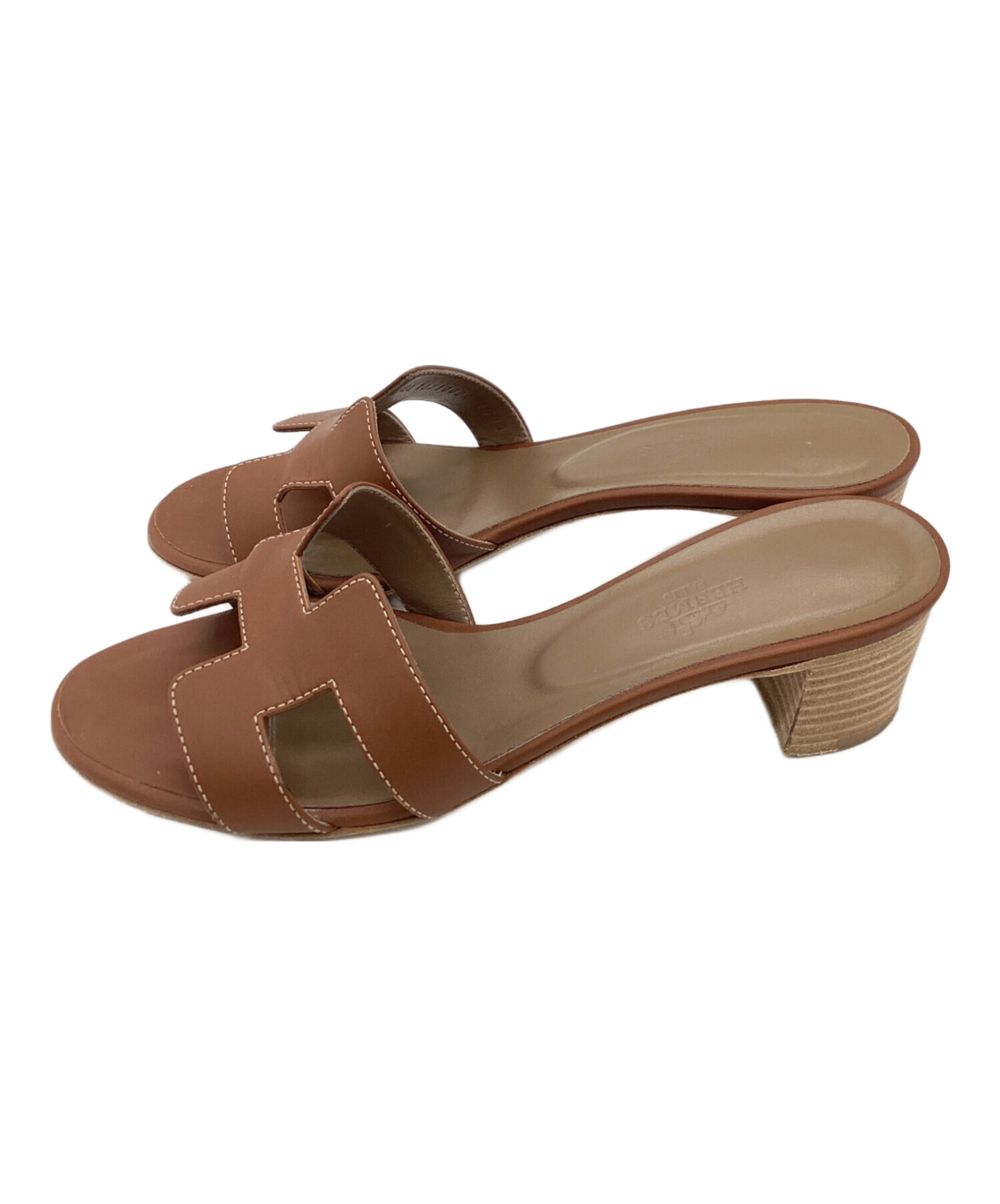 中古・古着通販】HERMES (エルメス) オアジスHロゴサンダル / 071002Z