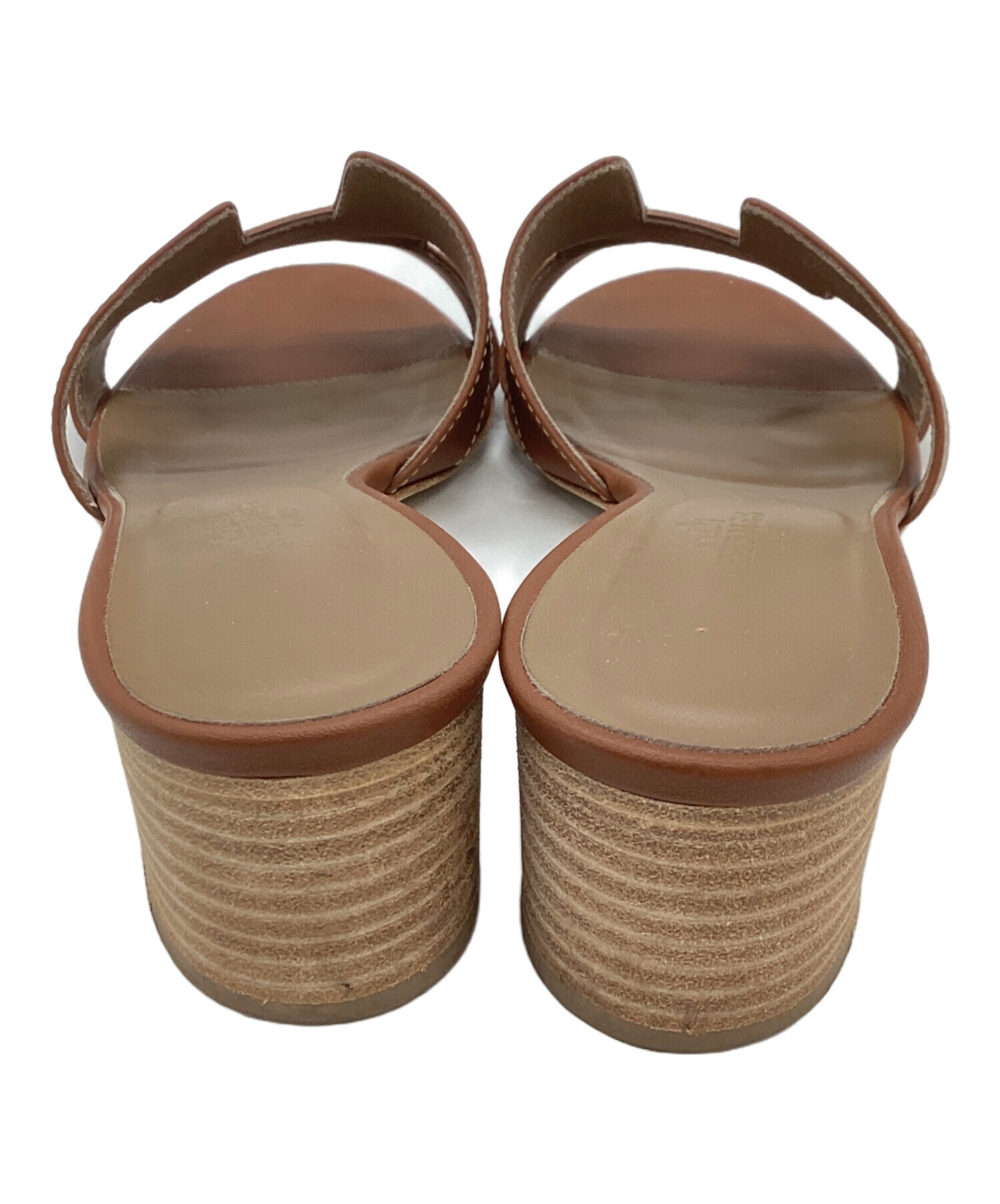 中古・古着通販】HERMES (エルメス) オアジスHロゴサンダル / 071002Z