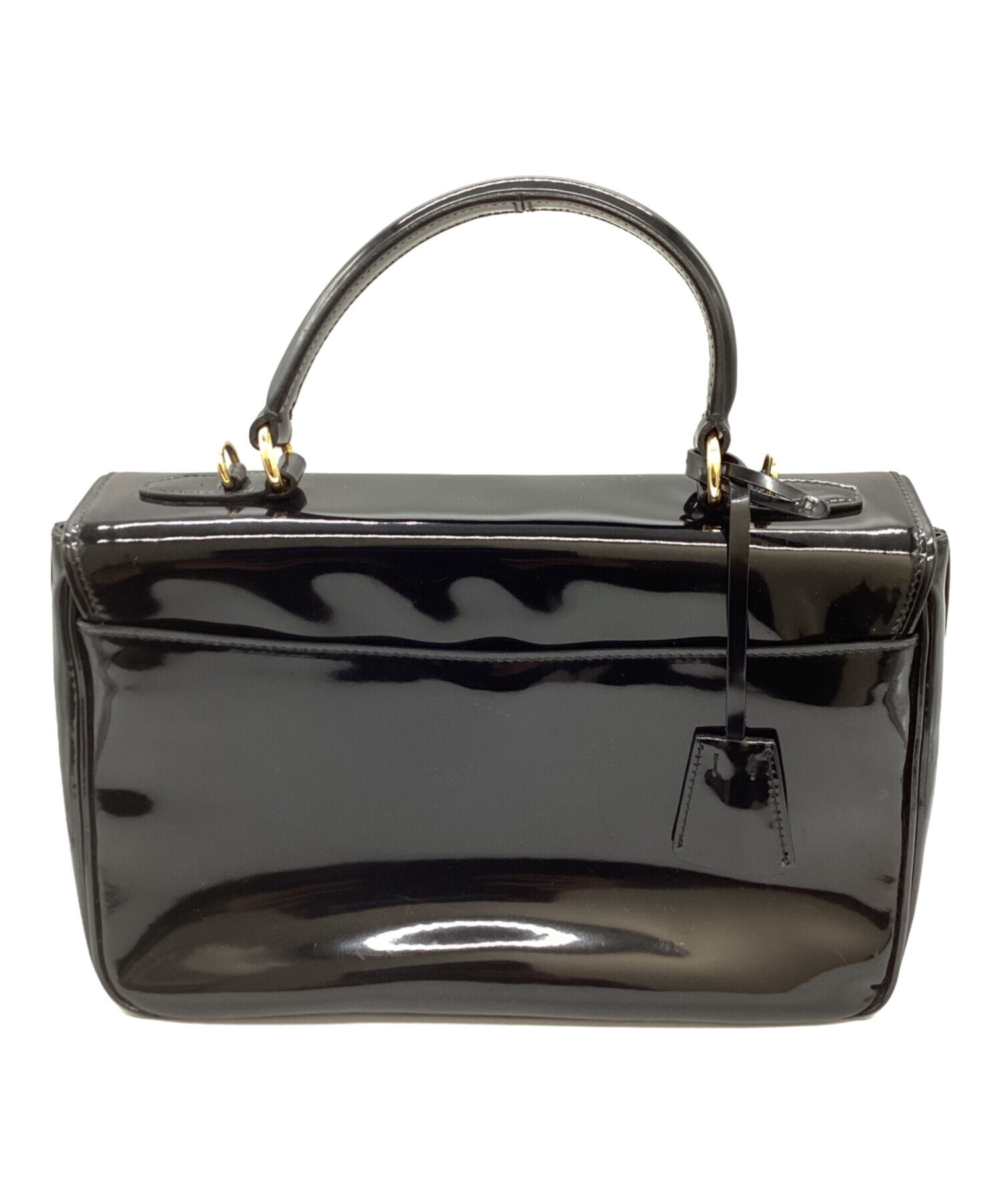 中古・古着通販】PRADA (プラダ) パテントレザー2wayバッグ / B2485N