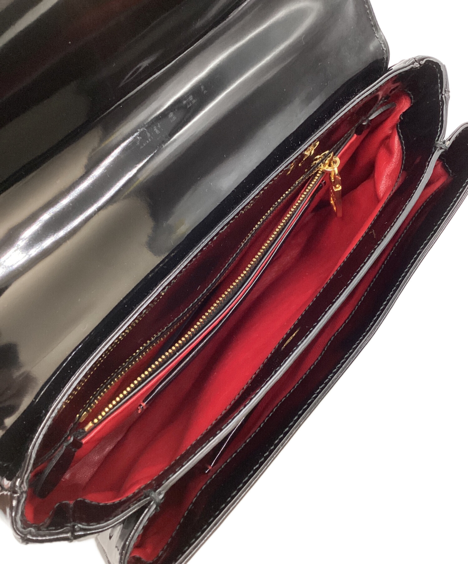 中古・古着通販】PRADA (プラダ) パテントレザー2wayバッグ / B2485N