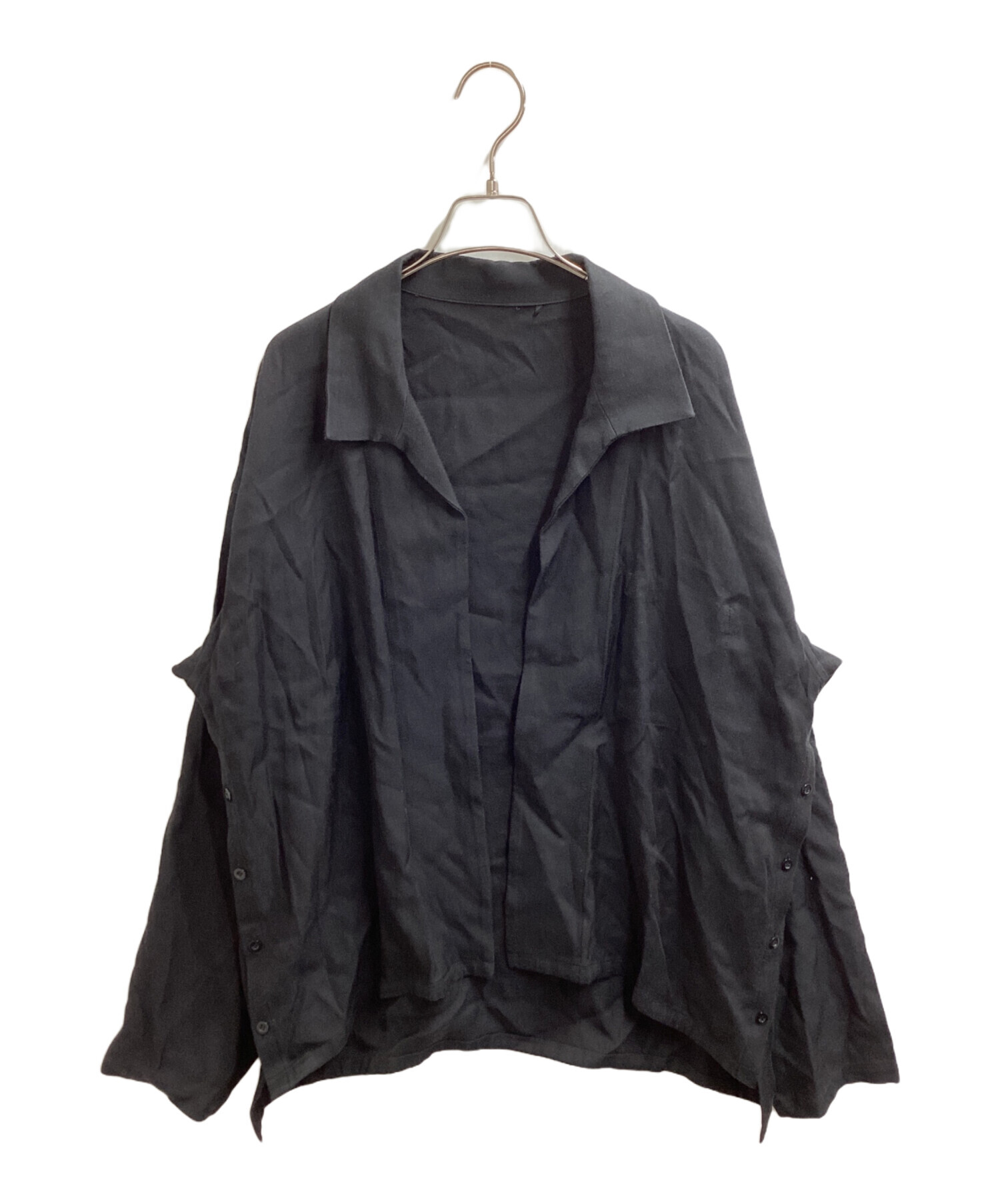 THEE シー　side slit jacket (charcoal) 中古・古着通販】THEE (シー) side slit jacket / サイドスリット