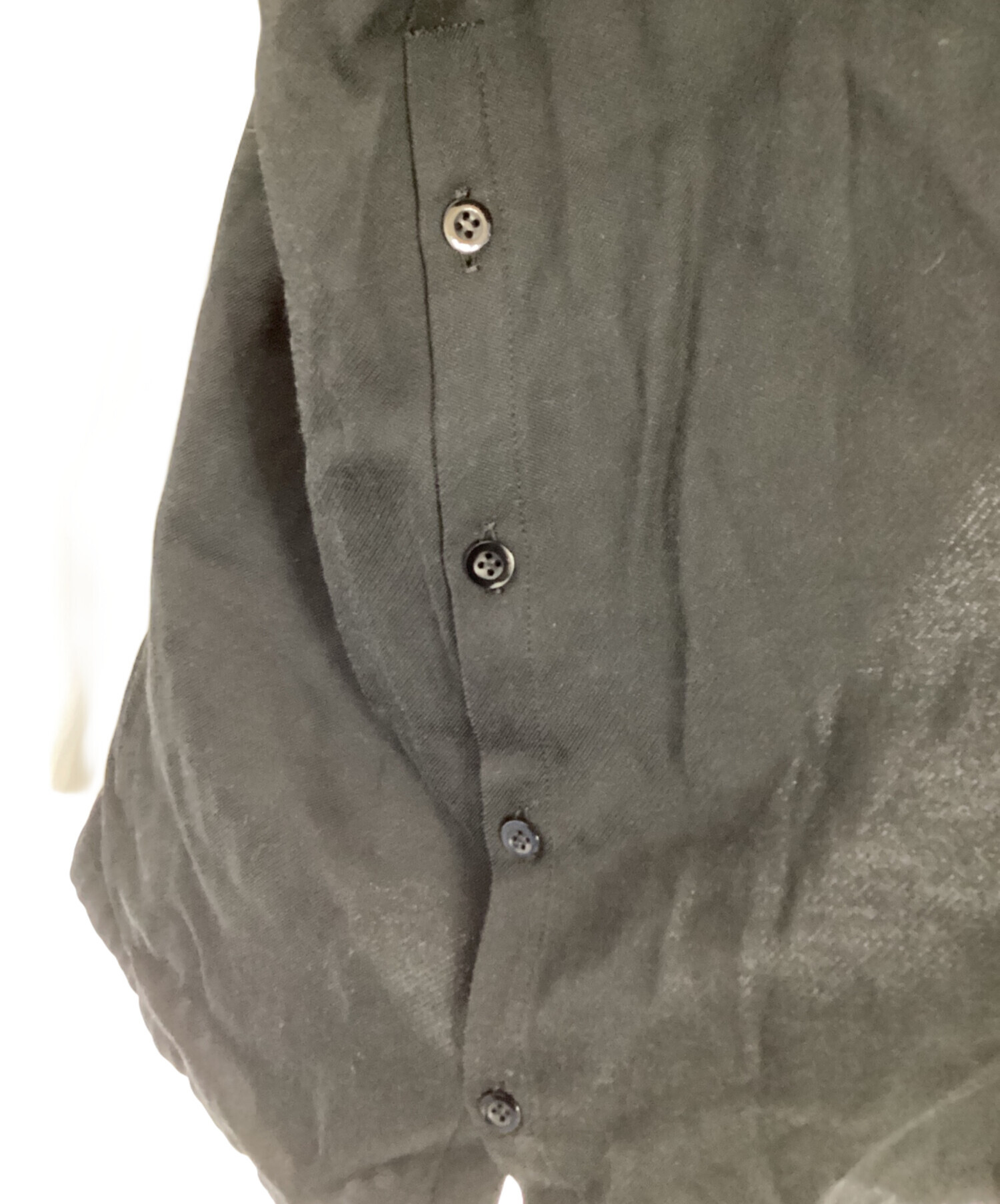 THEE シー　side slit jacket (charcoal) 中古・古着通販】THEE (シー) side slit jacket / サイドスリット