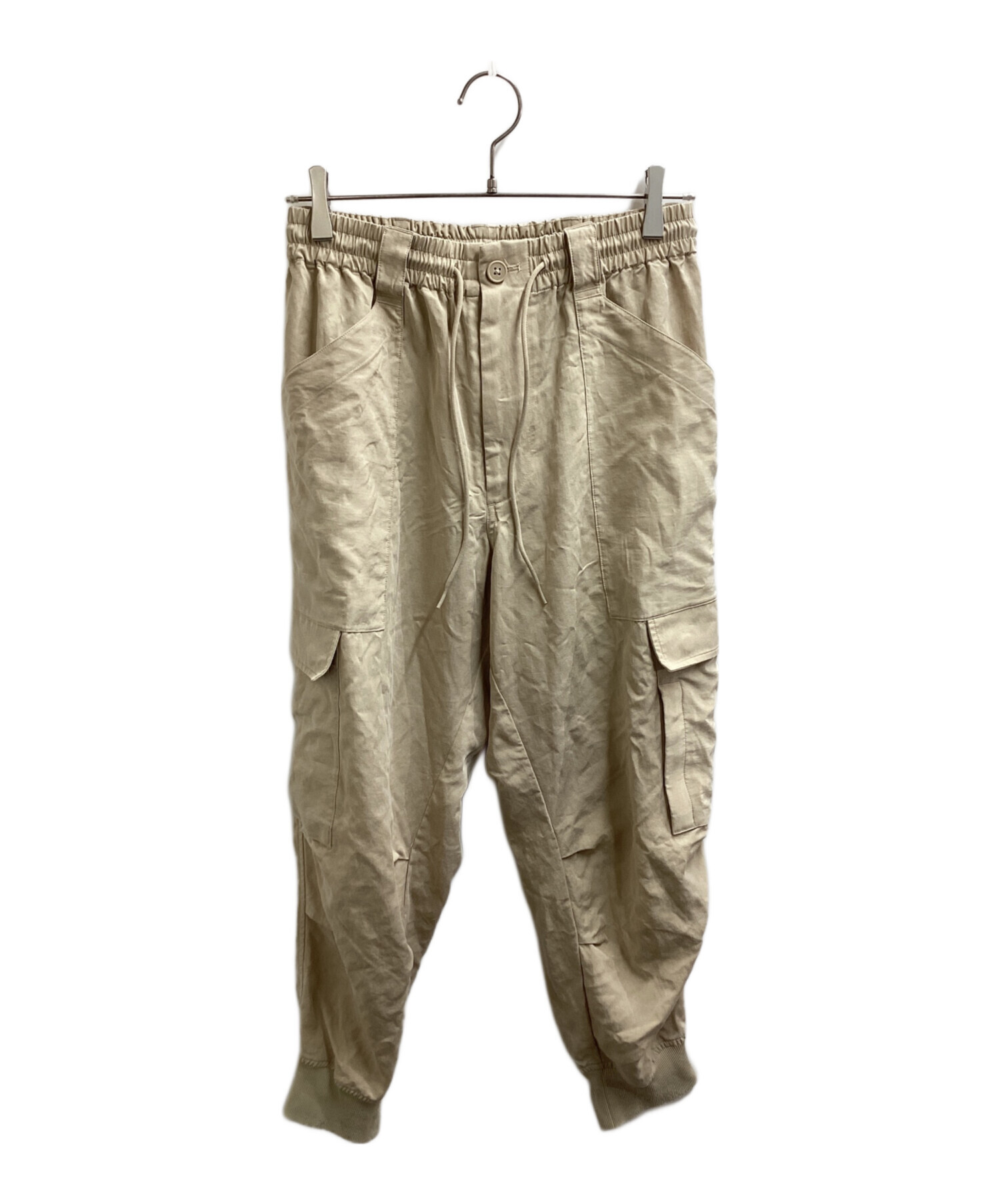 【新品未使用】Y-3　ワイスリー　パンツ　ベージュ 中古・古着通販】Y-3 (ワイスリー) WASH TW CUF PNT / カーゴ ジョガー