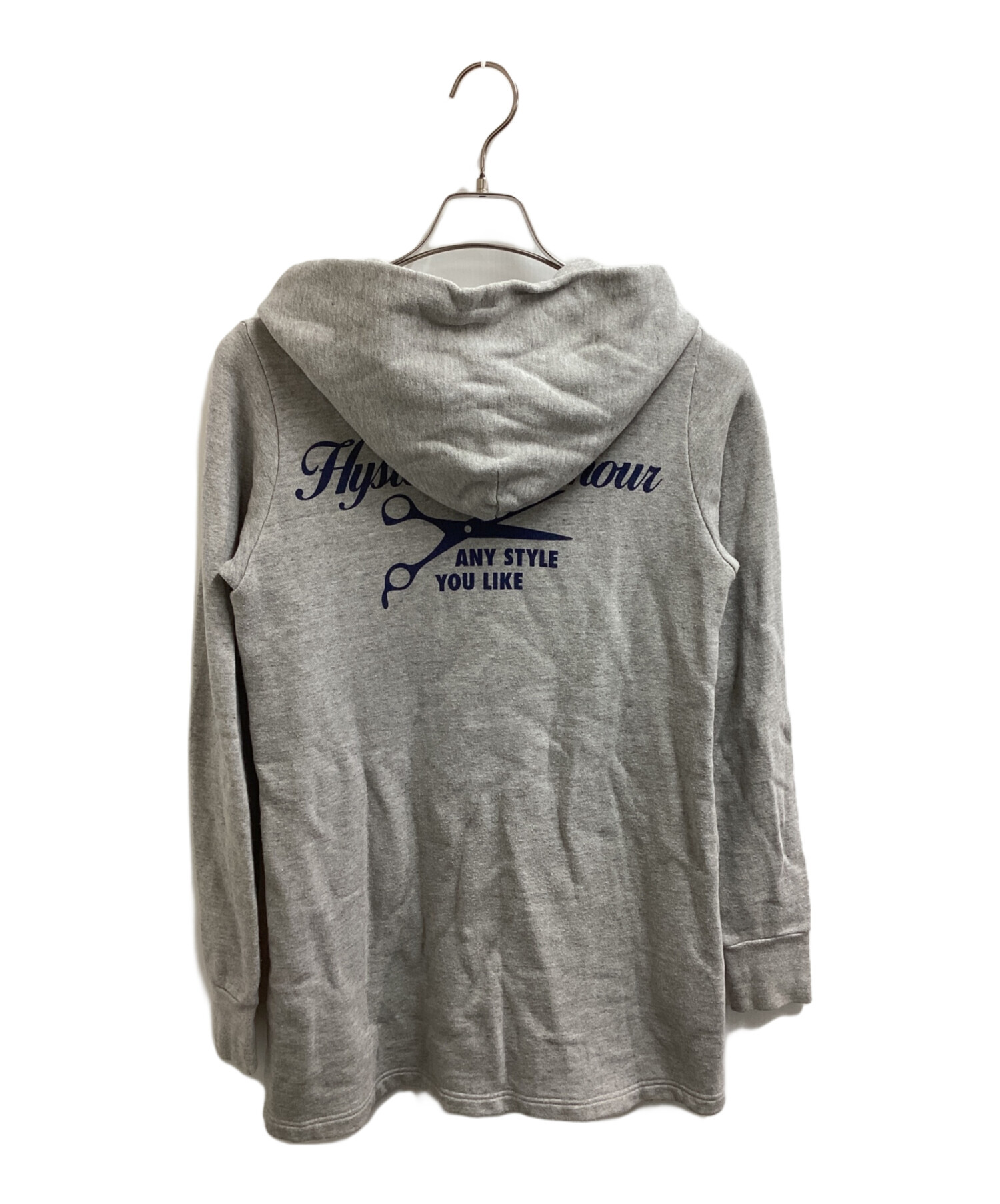 HYSTERIC GLAMOUR グレー ウェア 中古・古着通販】Hysteric Glamour Button detail Print Hoodie