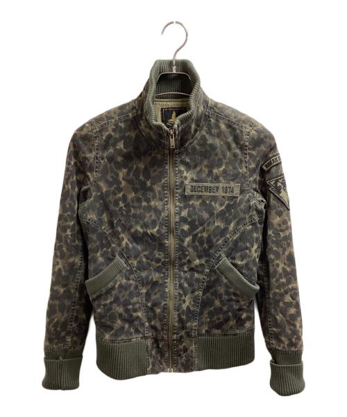 HYSTERIC GLAMOURレオパード ワッペン ミリタリーシャツ トップス HYSTERIC GLAMOUR（ヒステリックグラマー）の「LEOPARD柄VIXEN GIRL