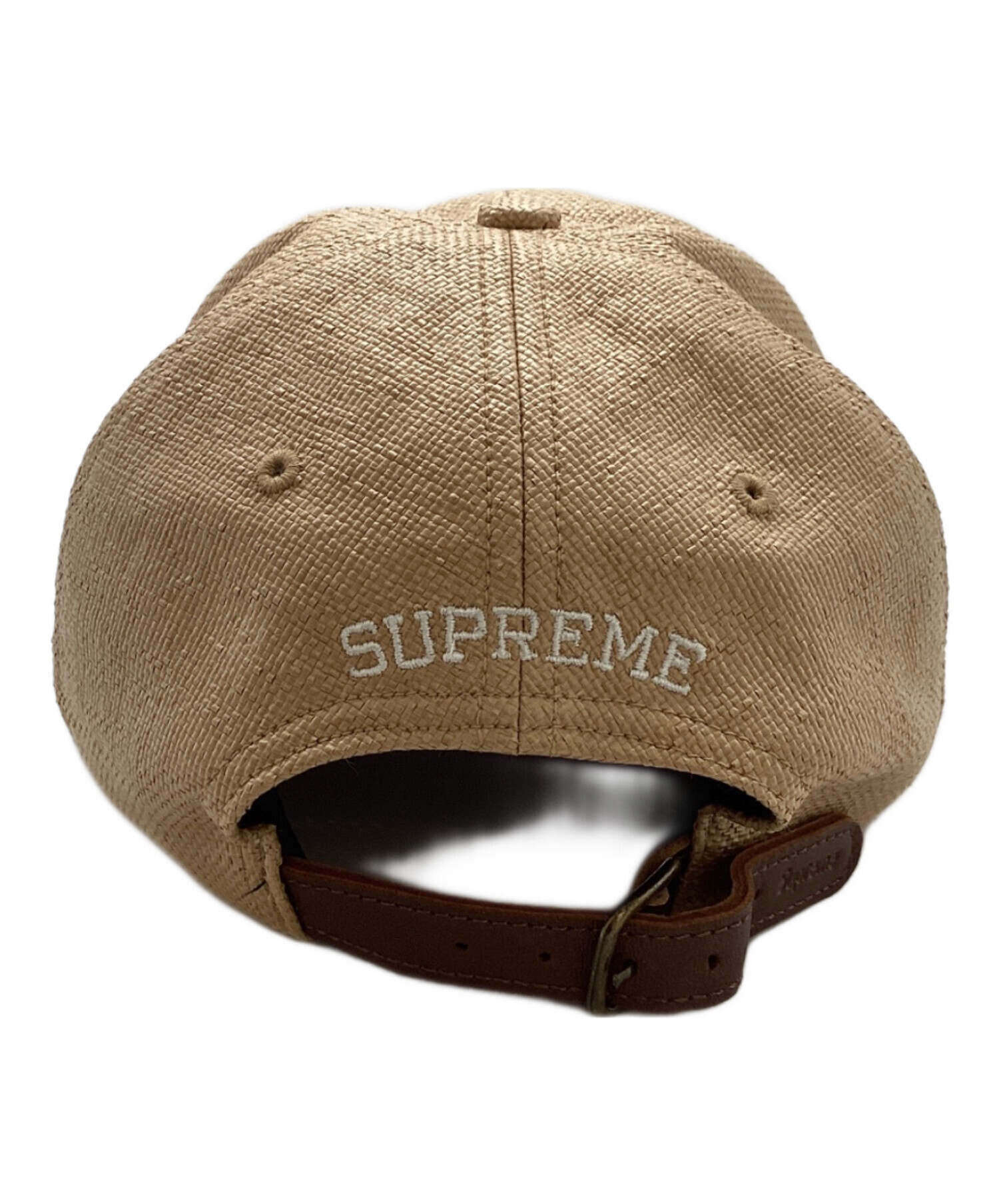中古・古着通販】Supreme (シュプリーム) Raffia S Logo 6 Panel Cap