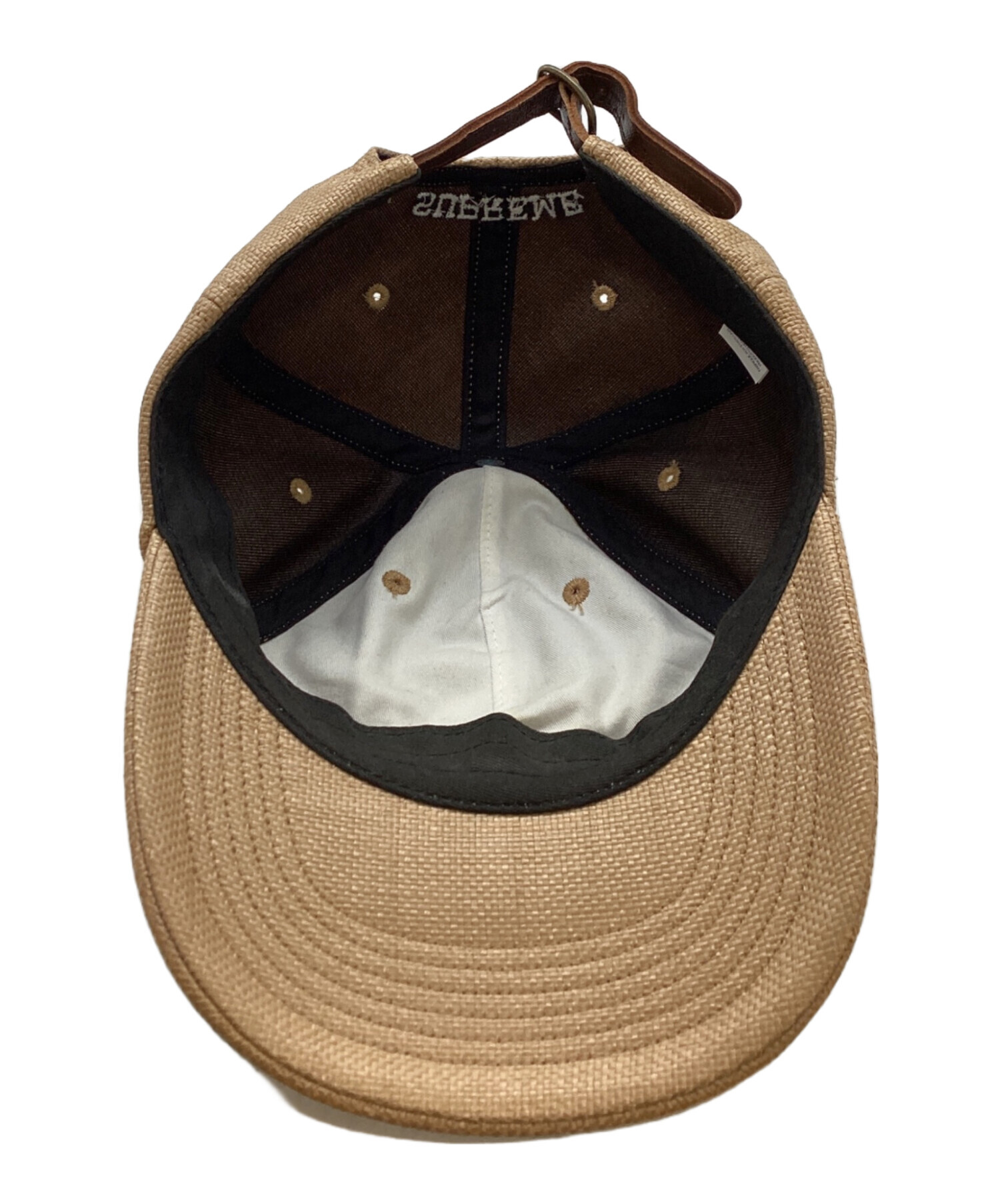 中古・古着通販】Supreme (シュプリーム) Raffia S Logo 6 Panel Cap