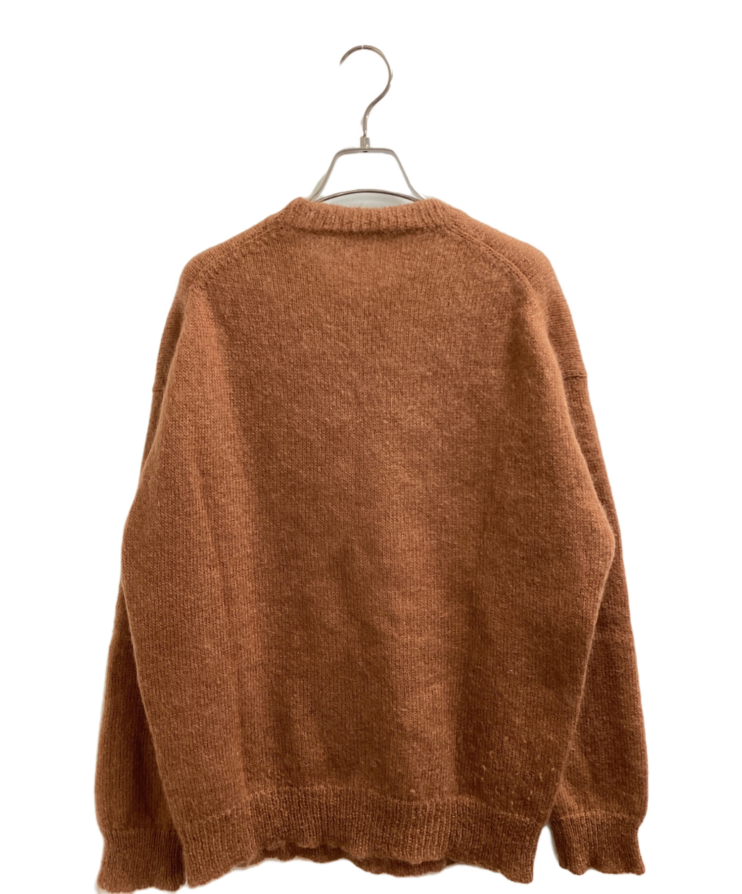 最終値下げ　AURALEE ブラウン モヘアセーター 中古・古着通販】AURALEE (オーラリー) SUPER KID MOHAIR KINT PO