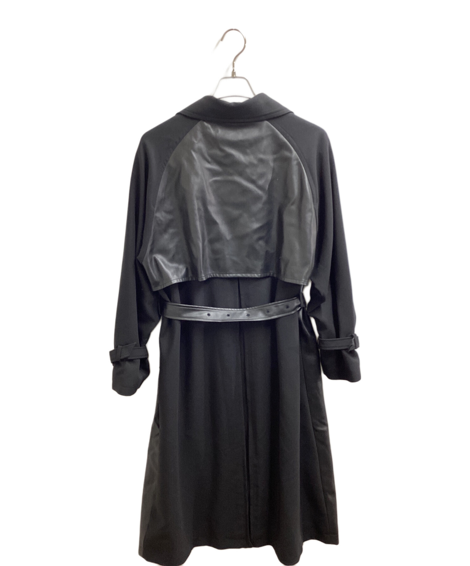 中古・古着通販】HARE (ハレ) フェイクレザー切替コート / HAL07218AD