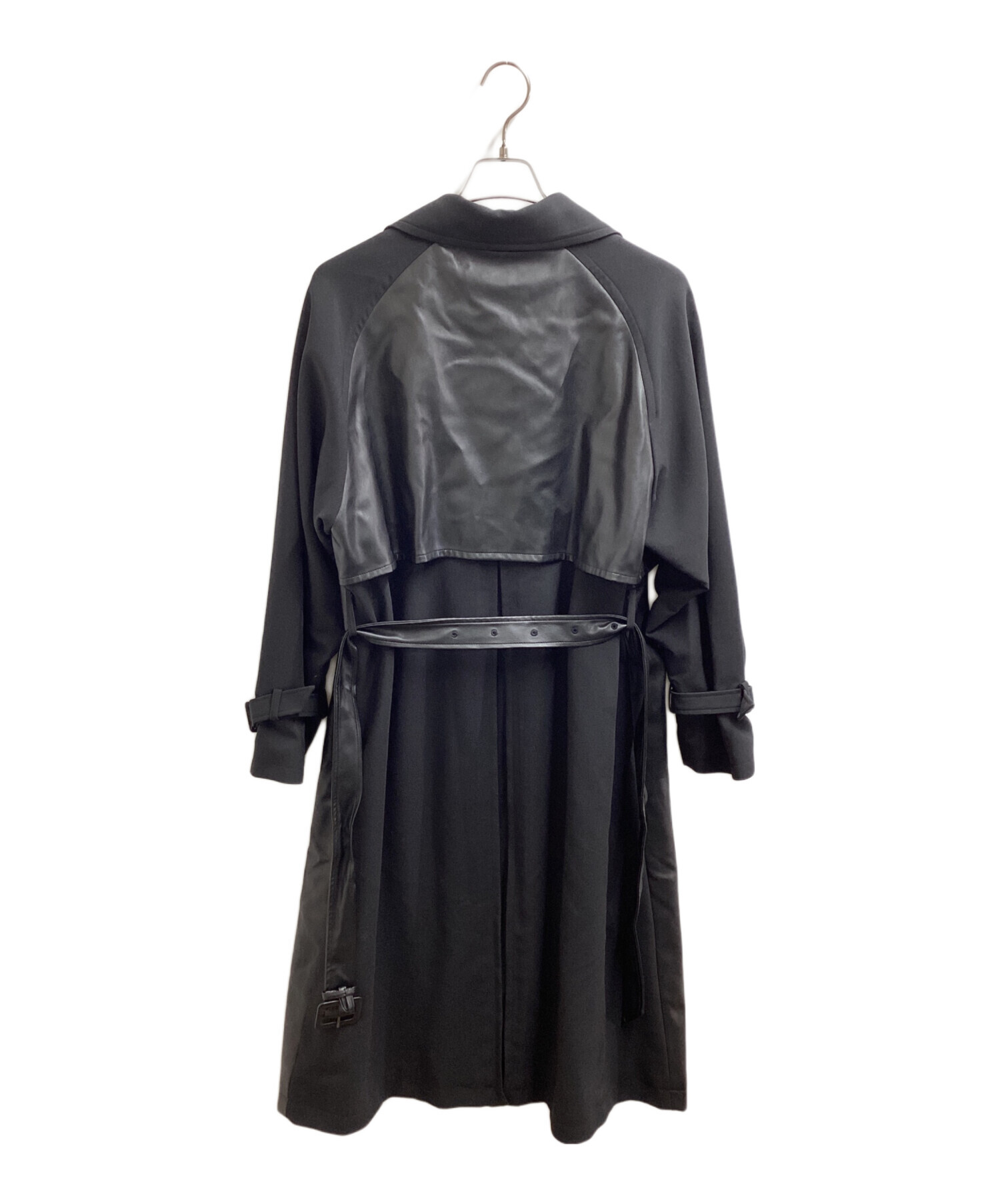 中古・古着通販】HARE (ハレ) フェイクレザー切替コート / HAL07218AD