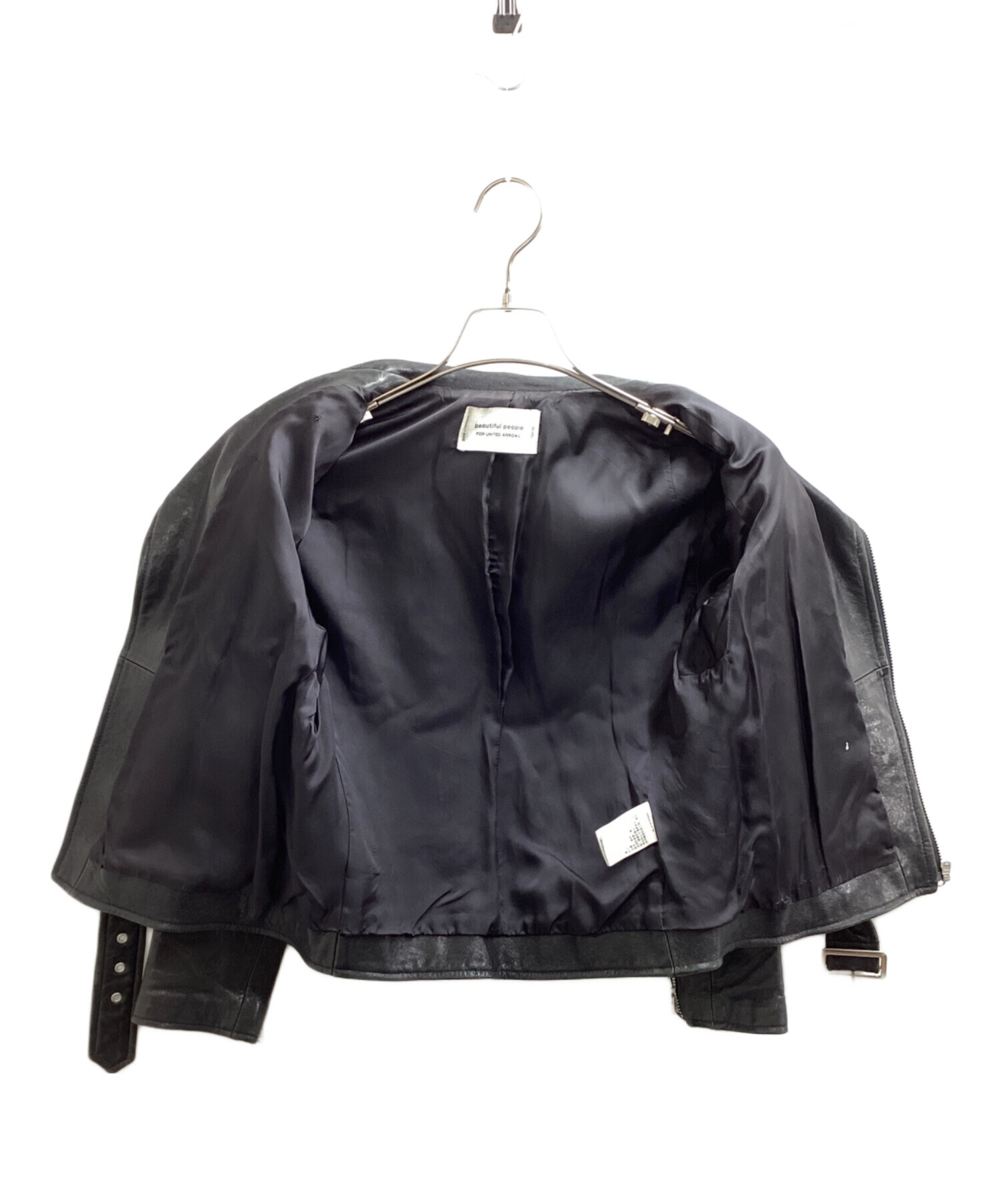 ビューティフルピープル ユナイテッドアローズ 別注 ダブルライダース 150 中古・古着通販】beautiful people UNITED ARROWS 別注VINTAGE Leather