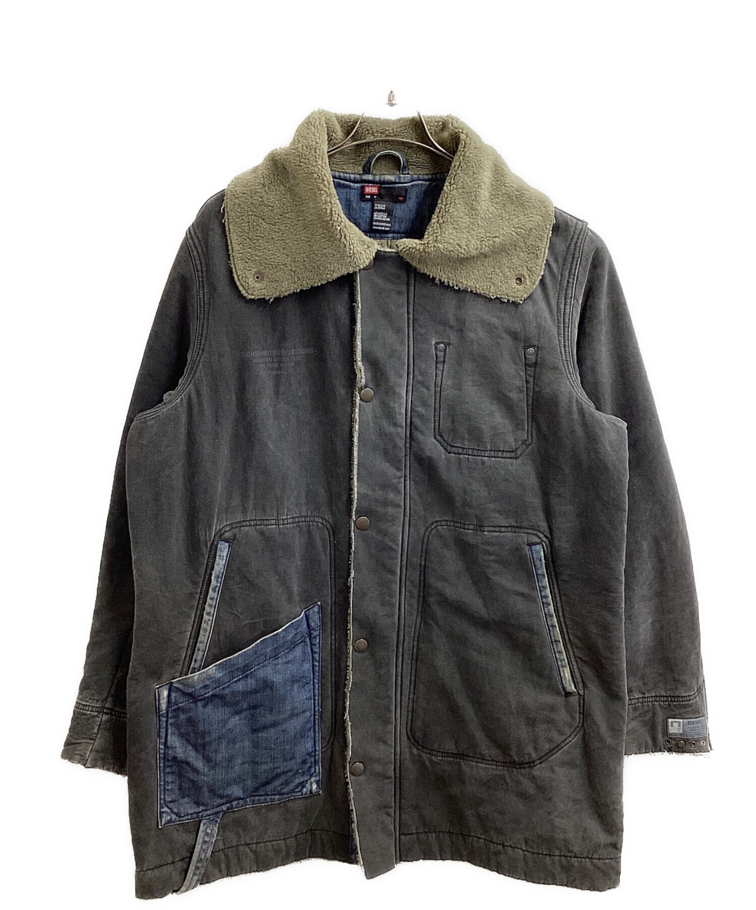 中古・古着通販】DIESEL (ディーゼル) 裏ボアワークコート / パッチ