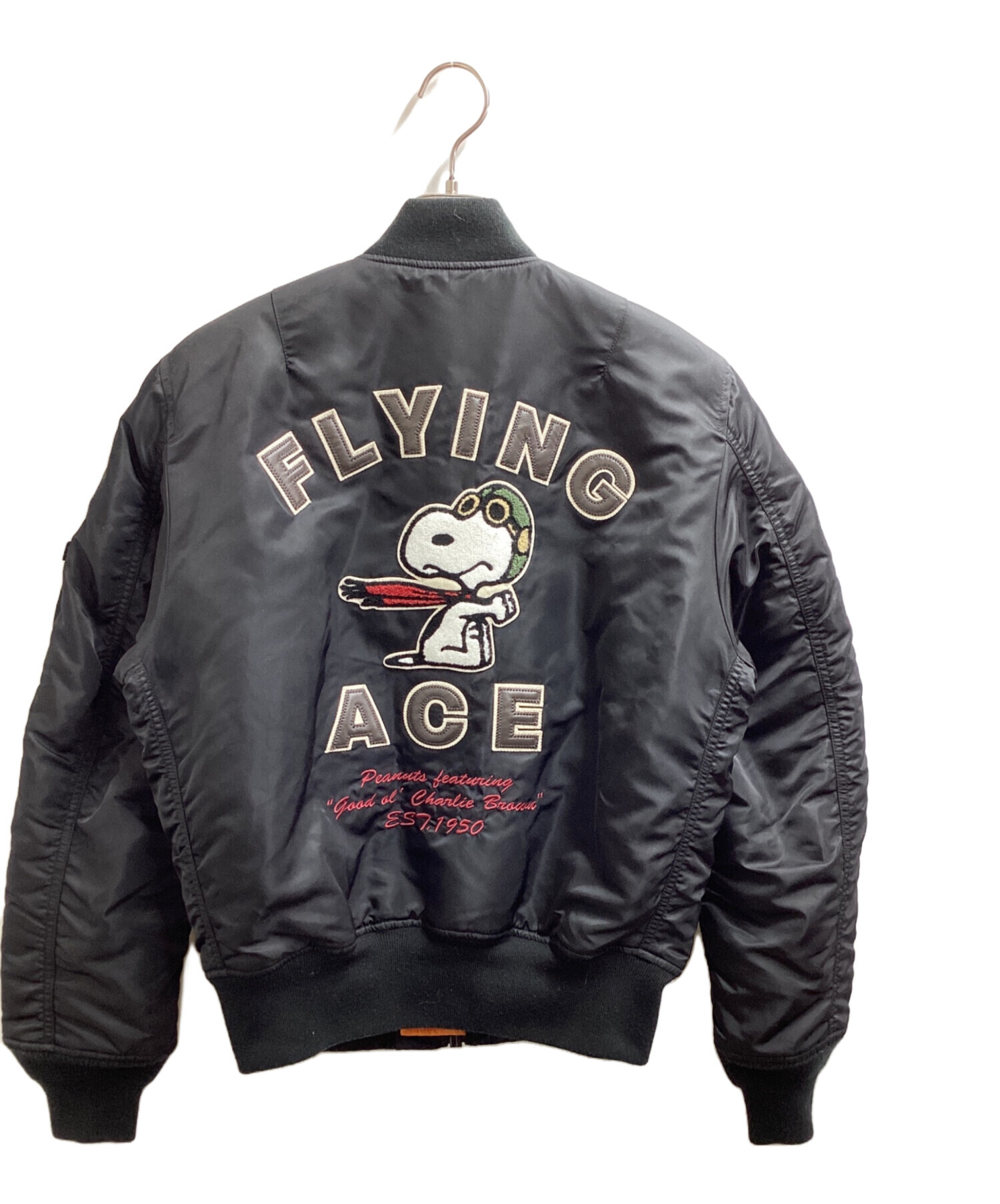 中古・古着通販】ALPHA (アルファ) PEANUTS (ピーナッツ) MA-1 / エム 