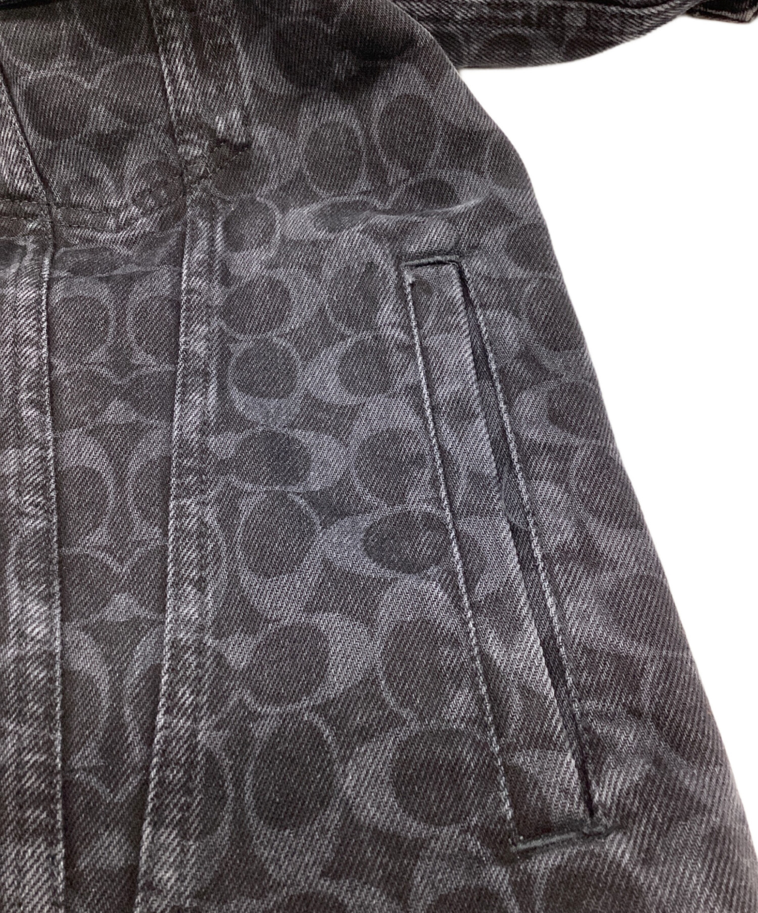 中古・古着通販】COACH (コーチ) シグネチャー デニム ジャケット