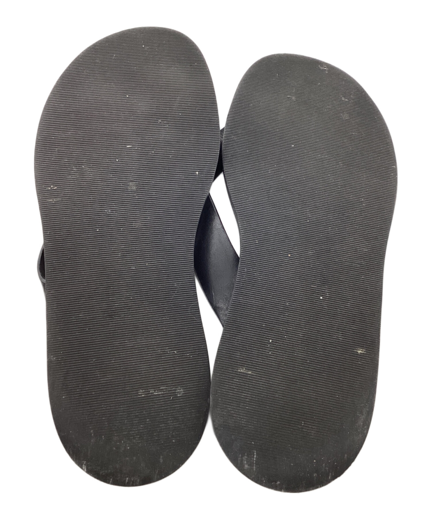 中古・古着通販】JIL SANDER (ジルサンダー) サンダル ブラック サイズ