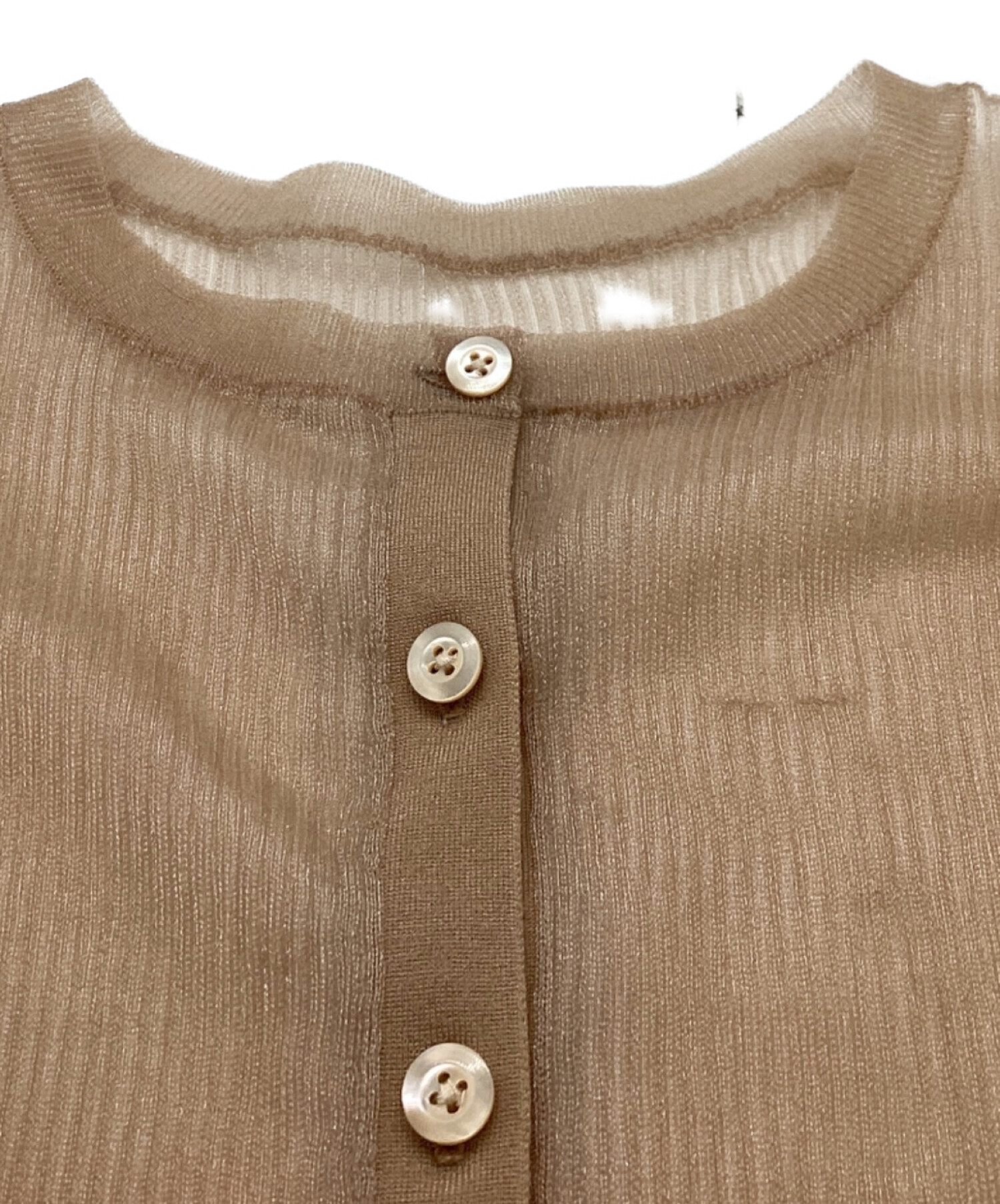 中古・古着通販】CABaN (キャバン) シアーリブクルーネック
